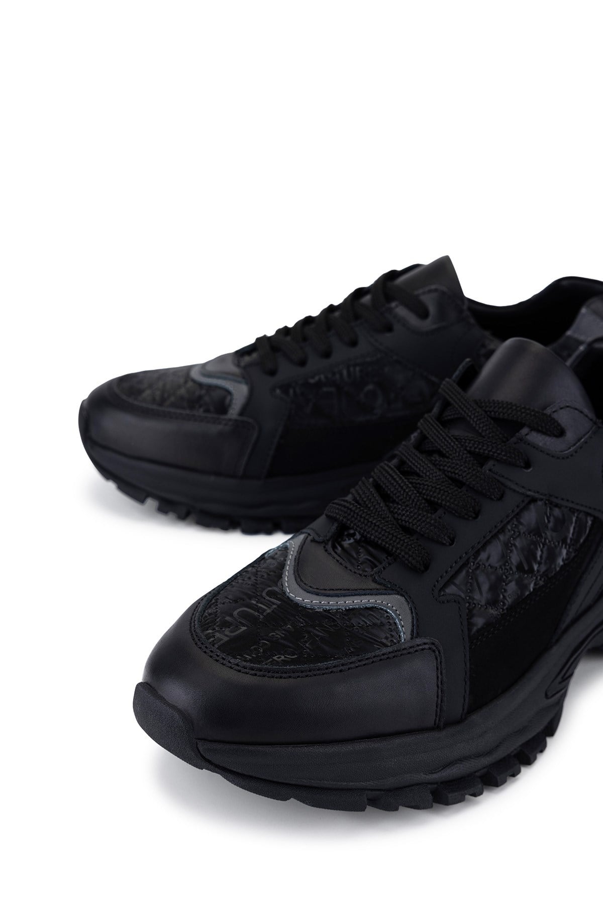 Tamer Tanca Erkek Deri & Tekstil Siyah Sneakers & Spor Ayakkabı