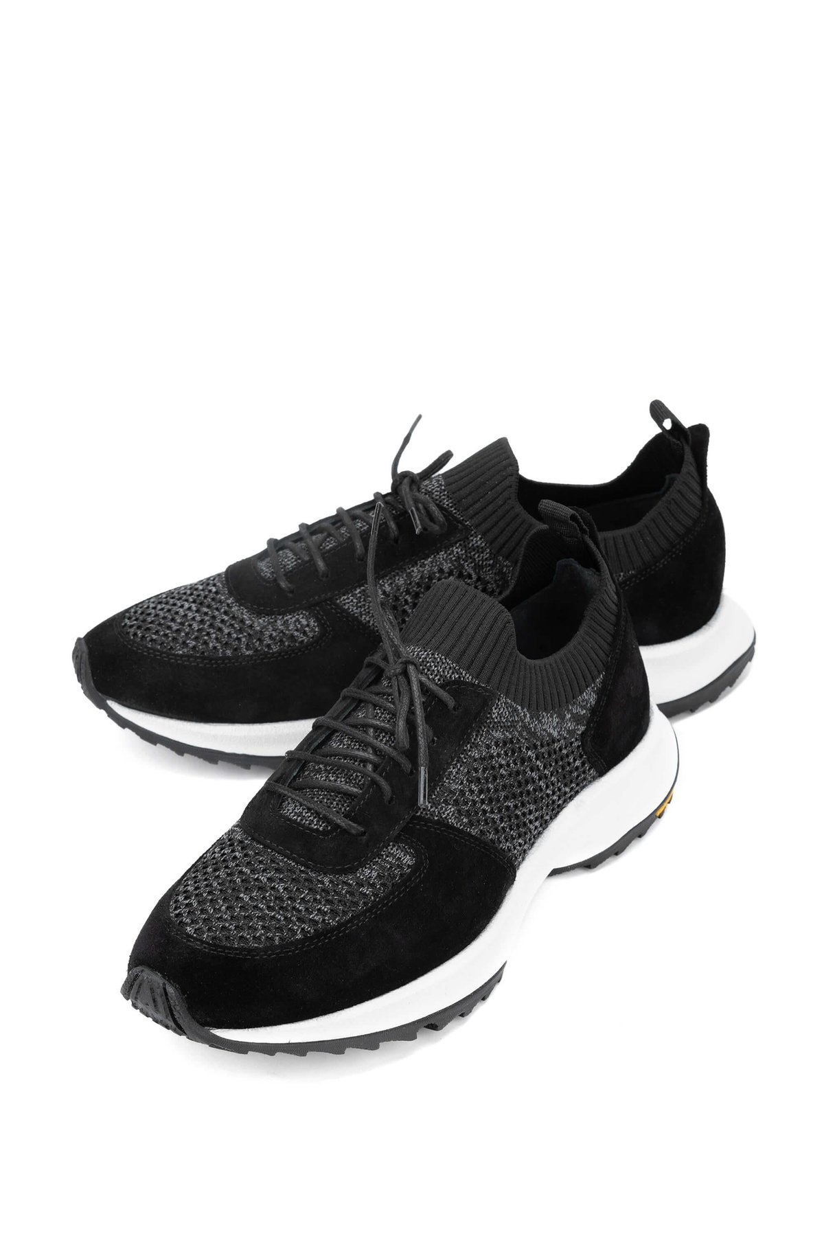 Tamer Tanca Erkek Deri & Tekstil Siyah Sneakers & Spor Ayakkabı