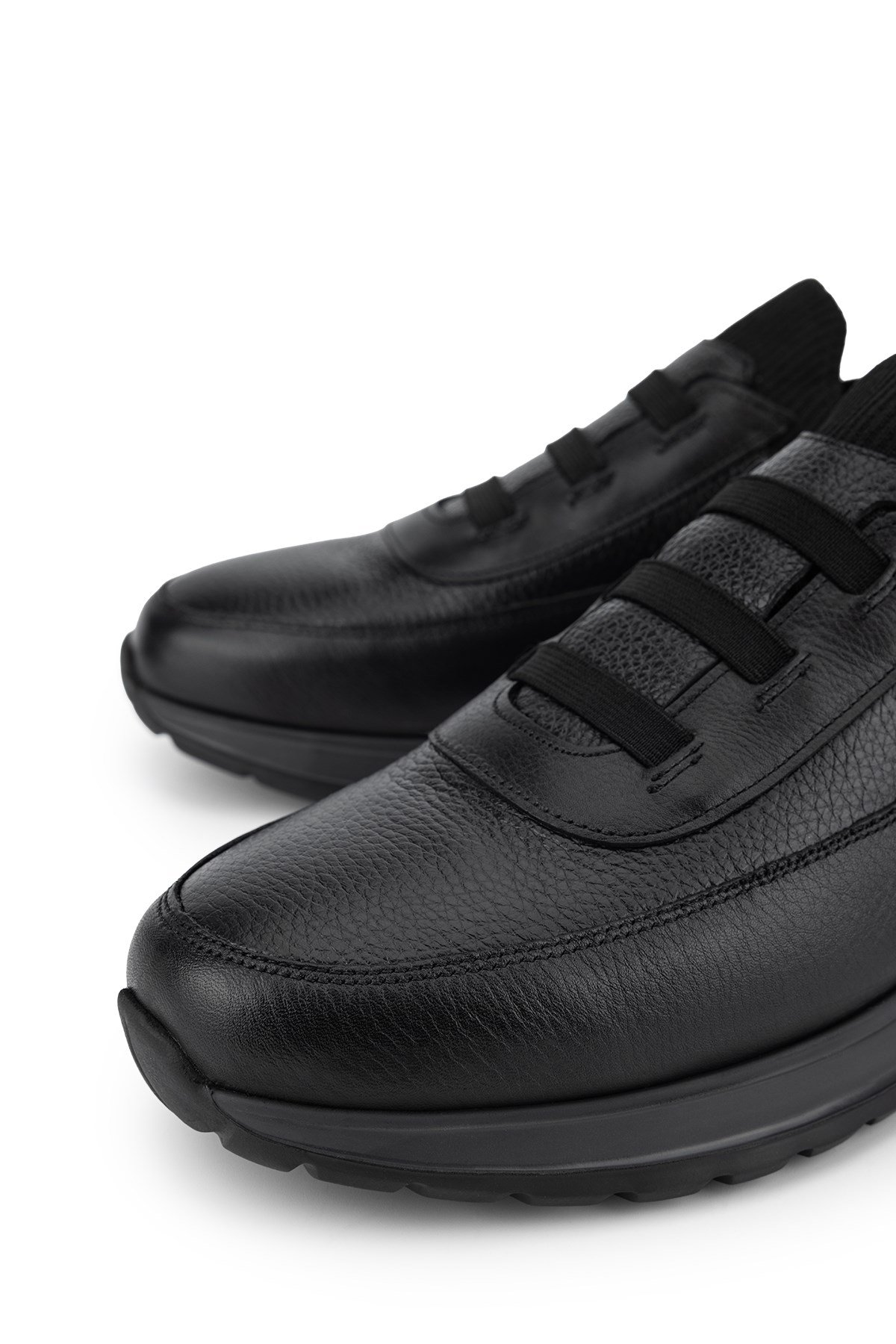 Tamer Tanca Erkek Deri & Tekstil Siyah Sneakers & Spor Ayakkabı