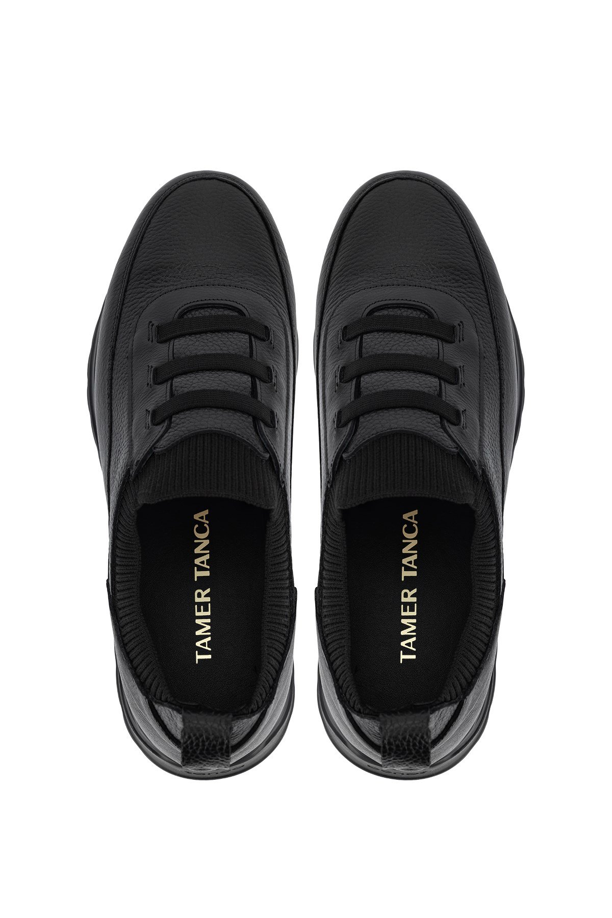 Tamer Tanca Erkek Deri & Tekstil Siyah Sneakers & Spor Ayakkabı