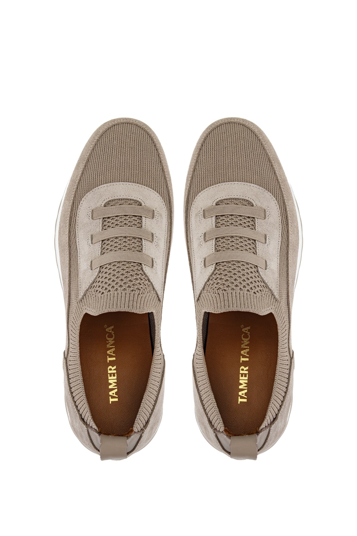 Tamer Tanca Erkek Deri/Tekstil Taupe Sneakers & Spor Ayakkabı