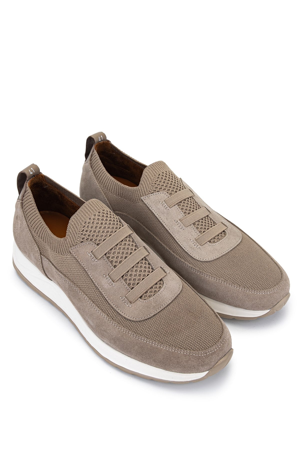 Tamer Tanca Erkek Deri/Tekstil Taupe Sneakers & Spor Ayakkabı