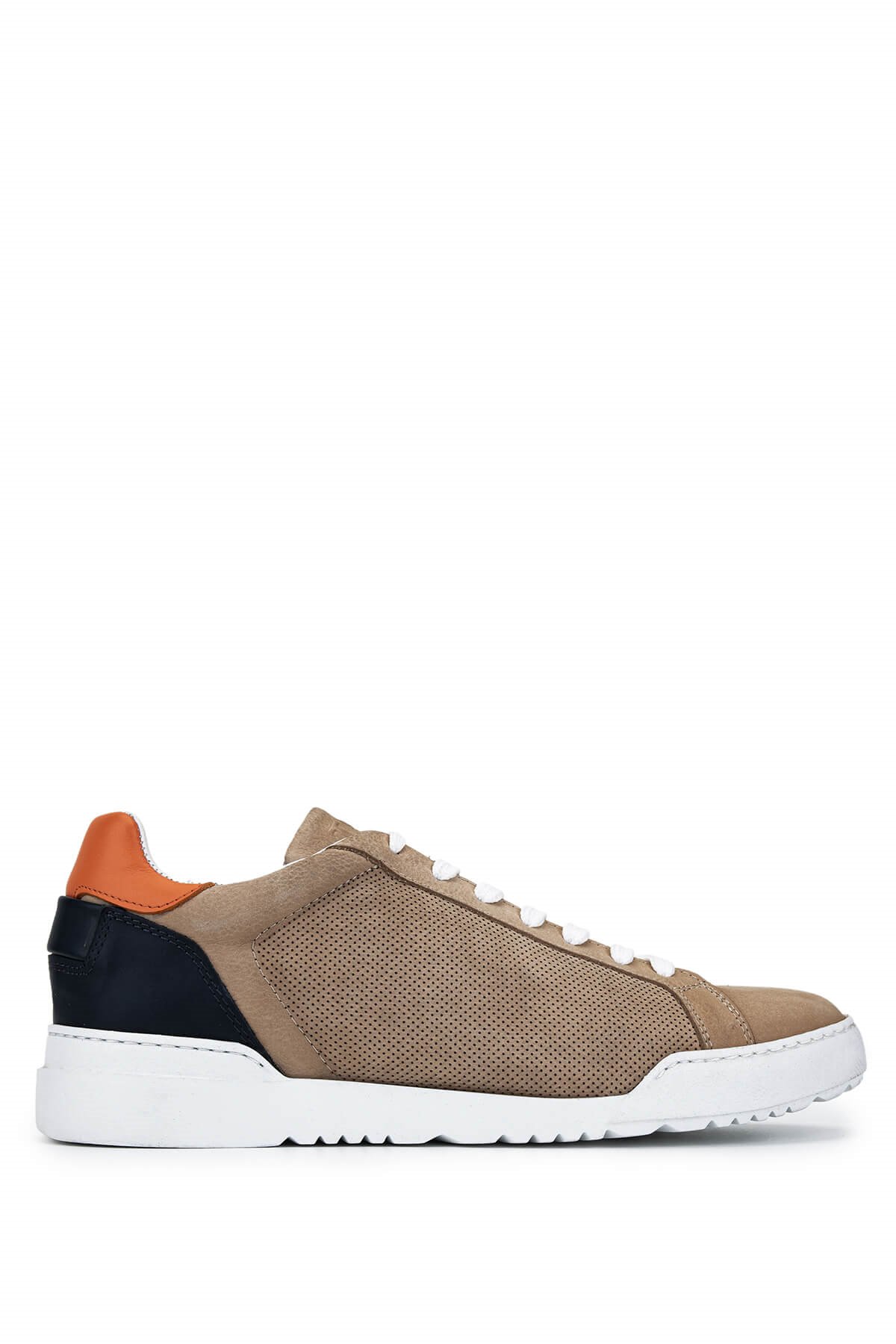 Tamer Tanca Erkek Hakiki Deri Bej Sneakers & Spor Ayakkabı