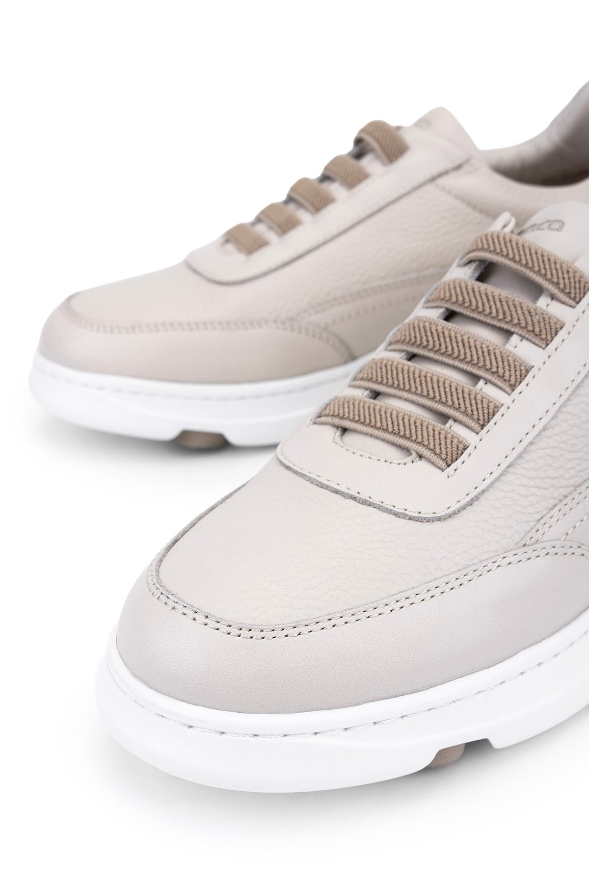 Tamer Tanca Erkek Hakiki Deri Bej Sneakers & Spor Ayakkabı