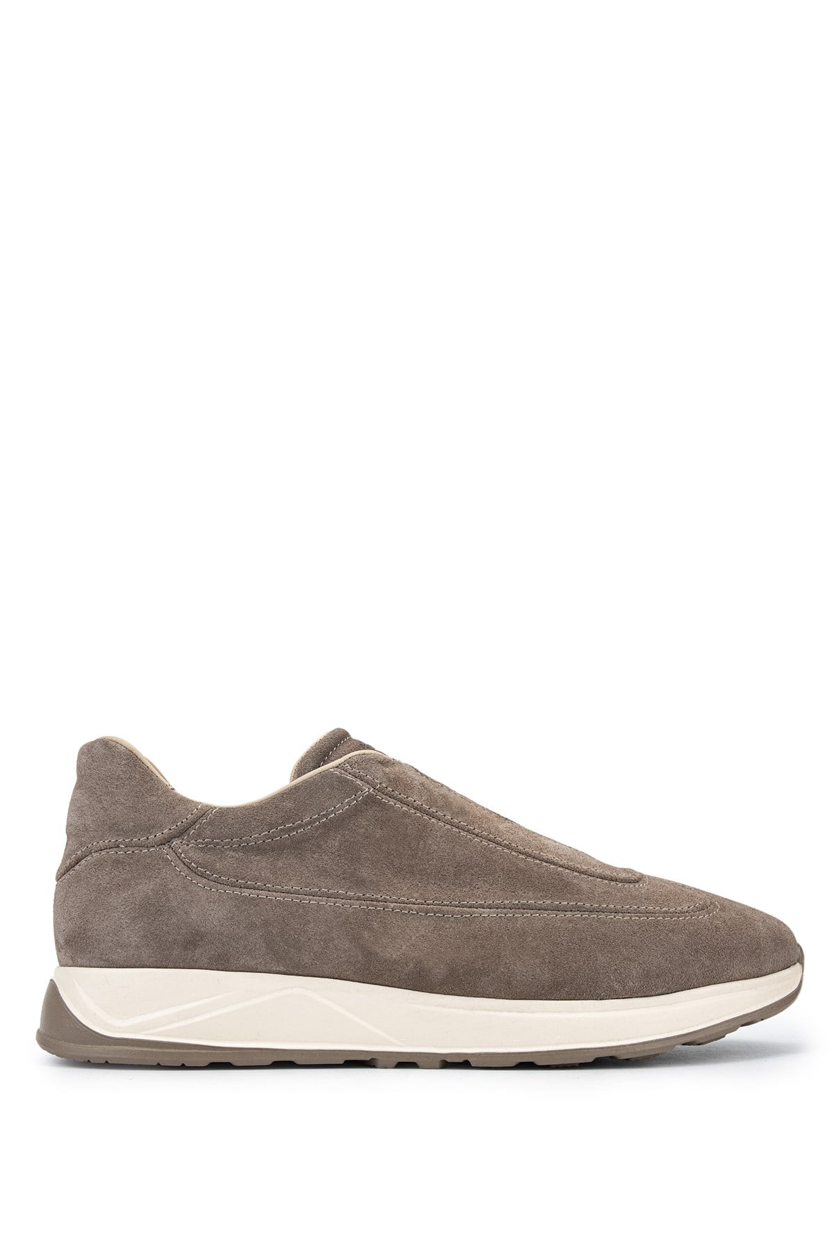 Tamer Tanca Erkek Hakiki Deri Bej Süet Sneakers & Spor Ayakkabı