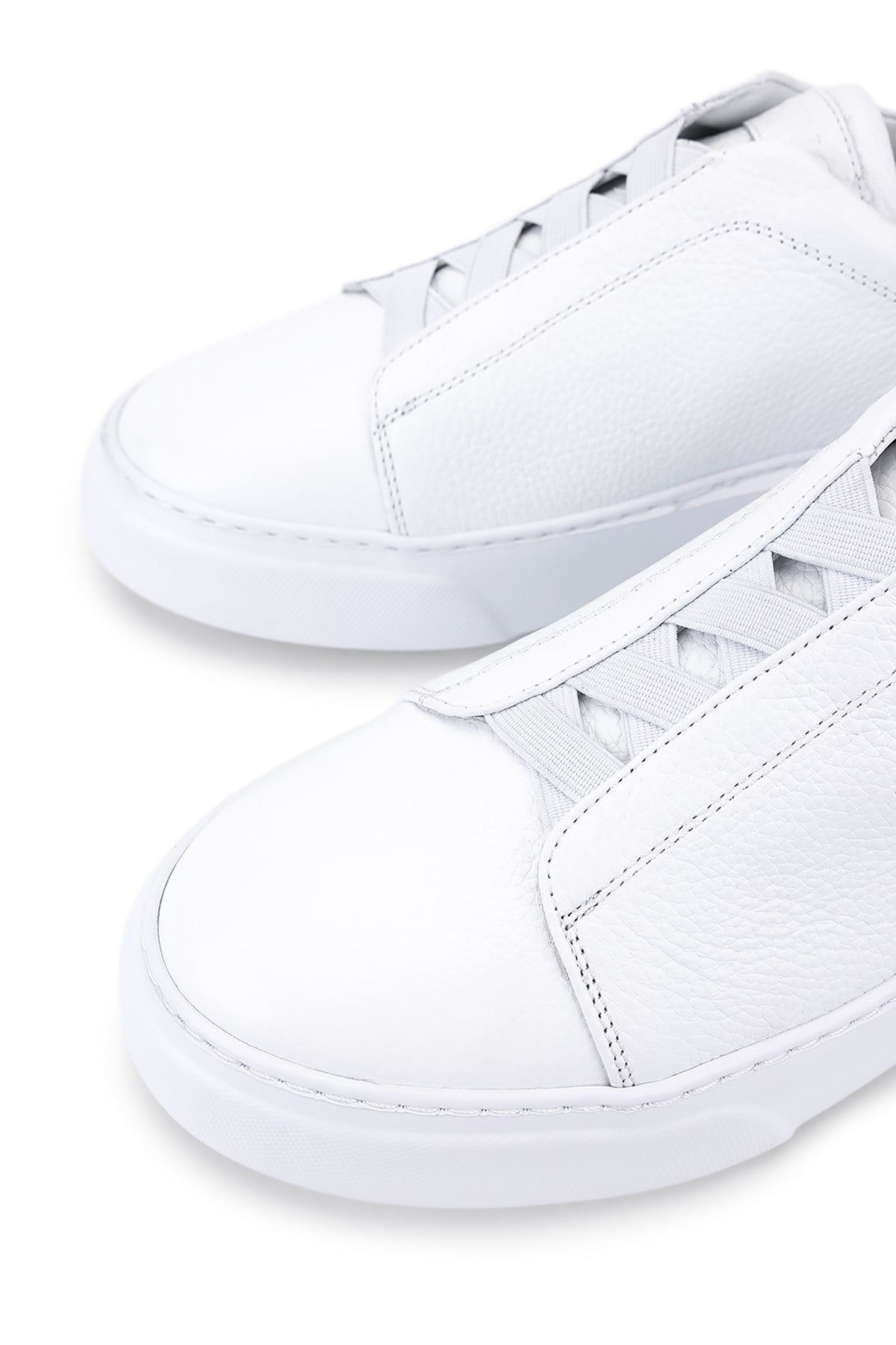 Tamer Tanca Erkek Hakiki Deri Beyaz Sneakers & Spor Ayakkabı
