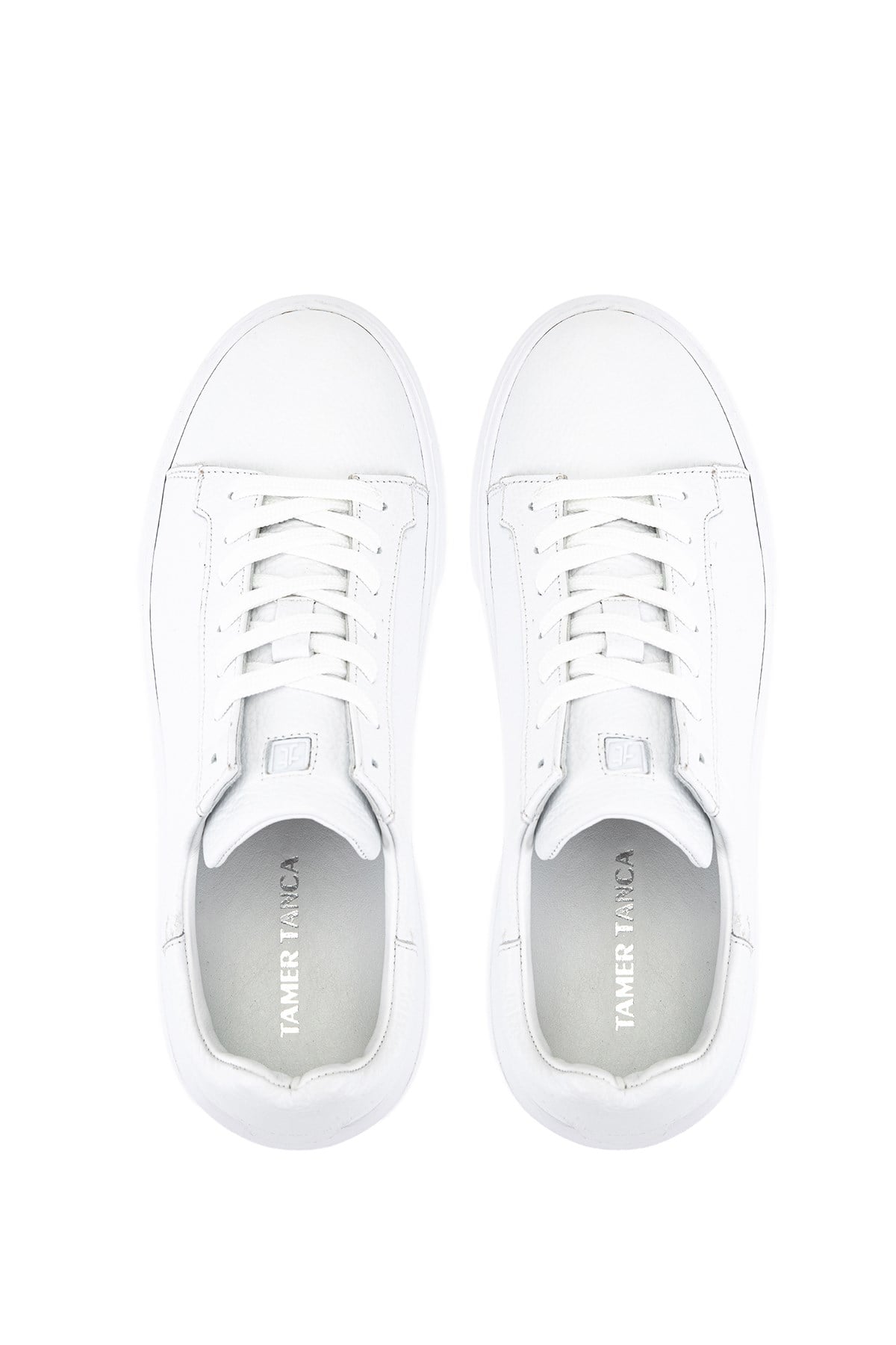 Tamer Tanca Erkek Hakiki Deri Beyaz Sneakers & Spor Ayakkabı