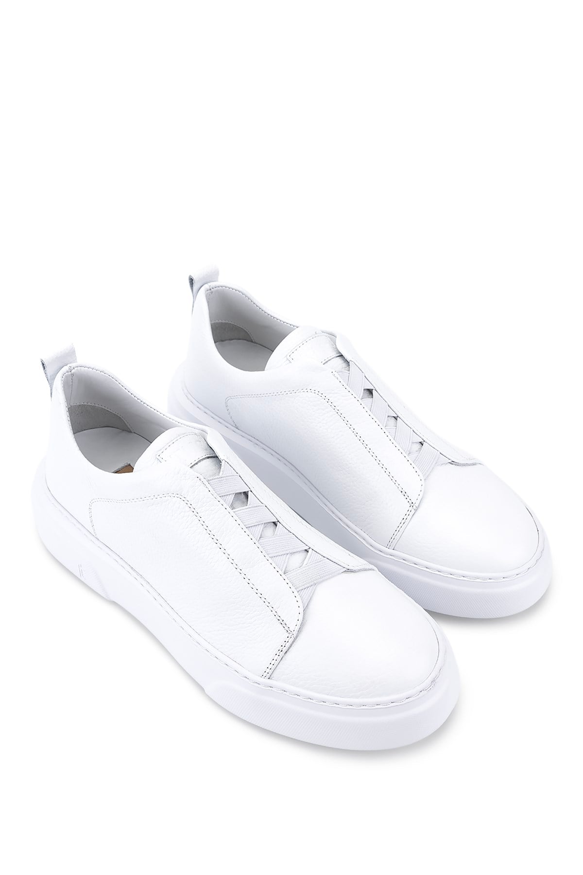 Tamer Tanca Erkek Hakiki Deri Beyaz Sneakers & Spor Ayakkabı