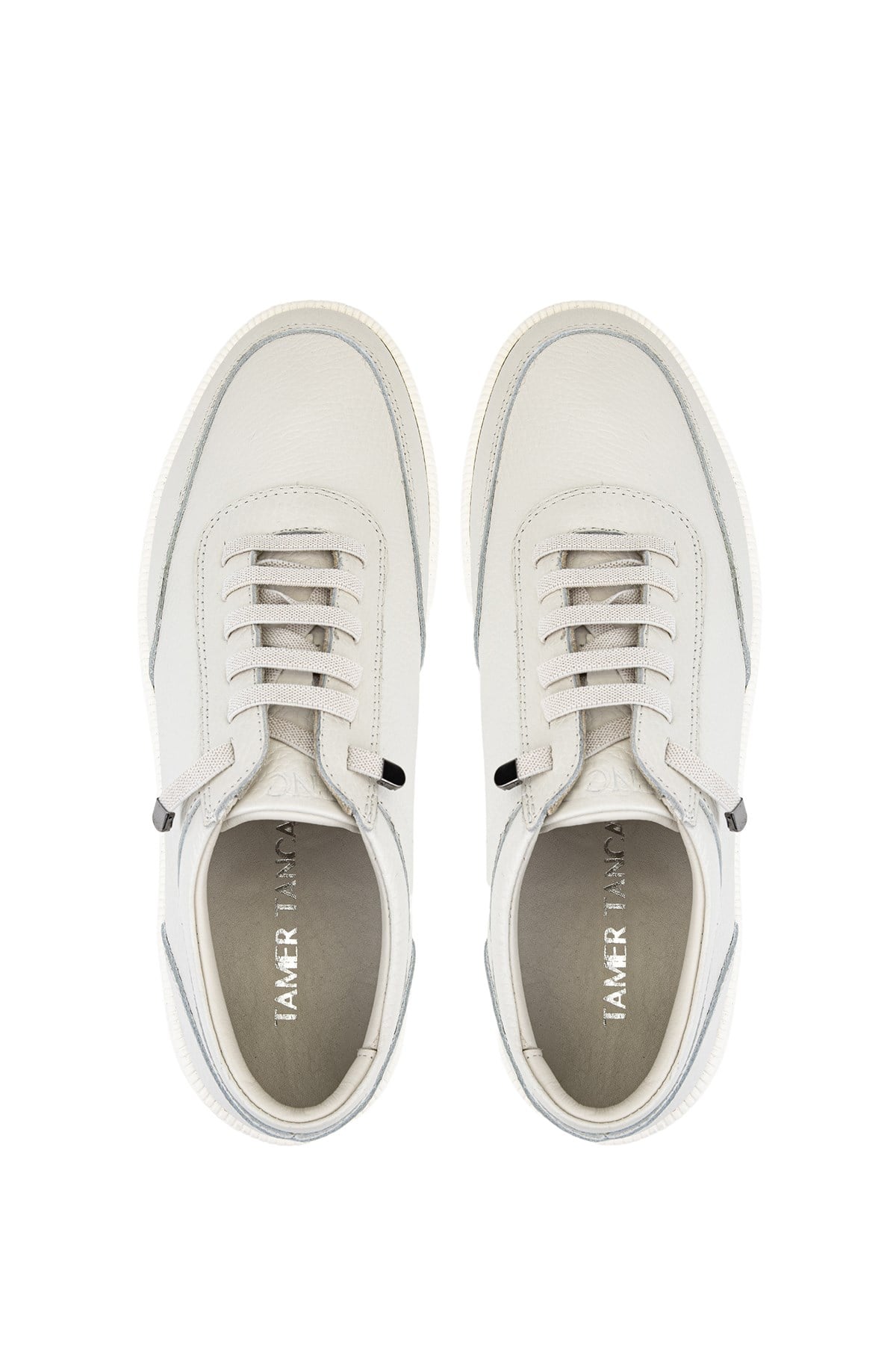 Tamer Tanca Erkek Hakiki Deri Beyaz Sneakers & Spor Ayakkabı