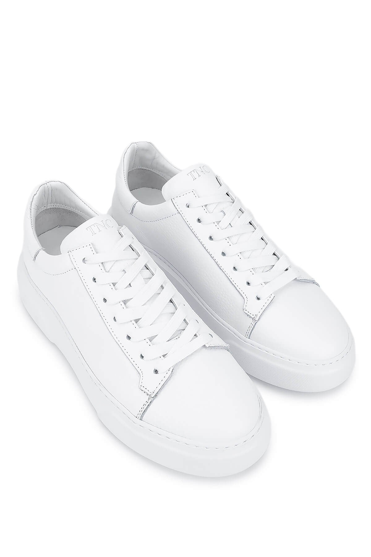 Tamer Tanca Erkek Hakiki Deri Beyaz Sneakers & Spor Ayakkabı