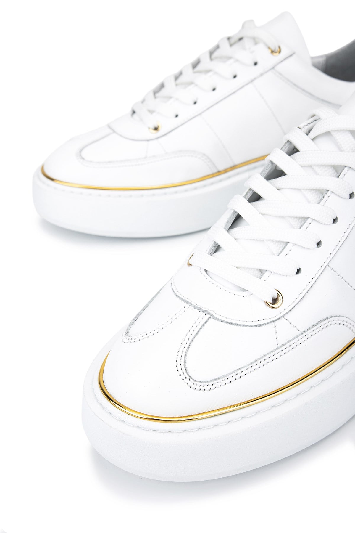 Tamer Tanca Erkek Hakiki Deri Beyaz Sneakers & Spor Ayakkabı