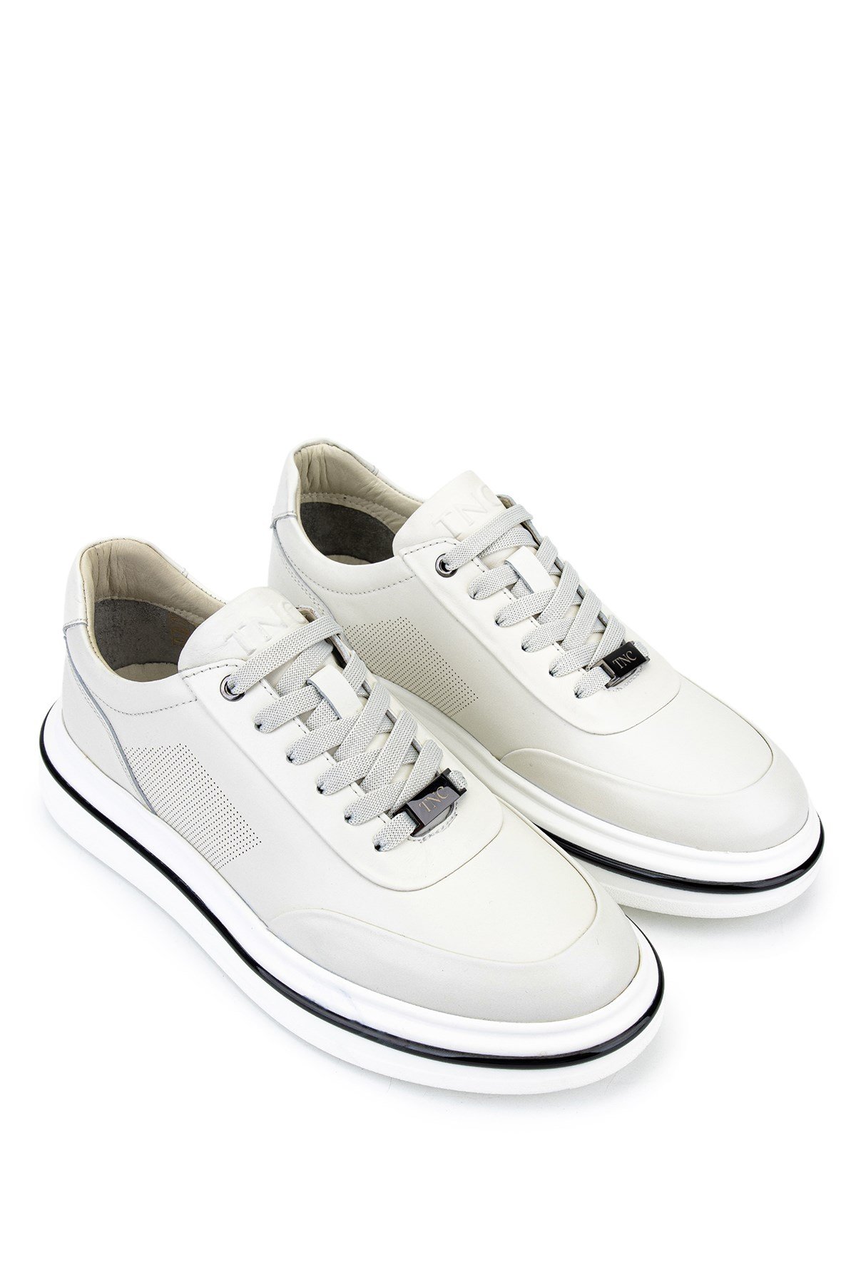 Tamer Tanca Erkek Hakiki Deri Beyaz Sneakers & Spor Ayakkabı