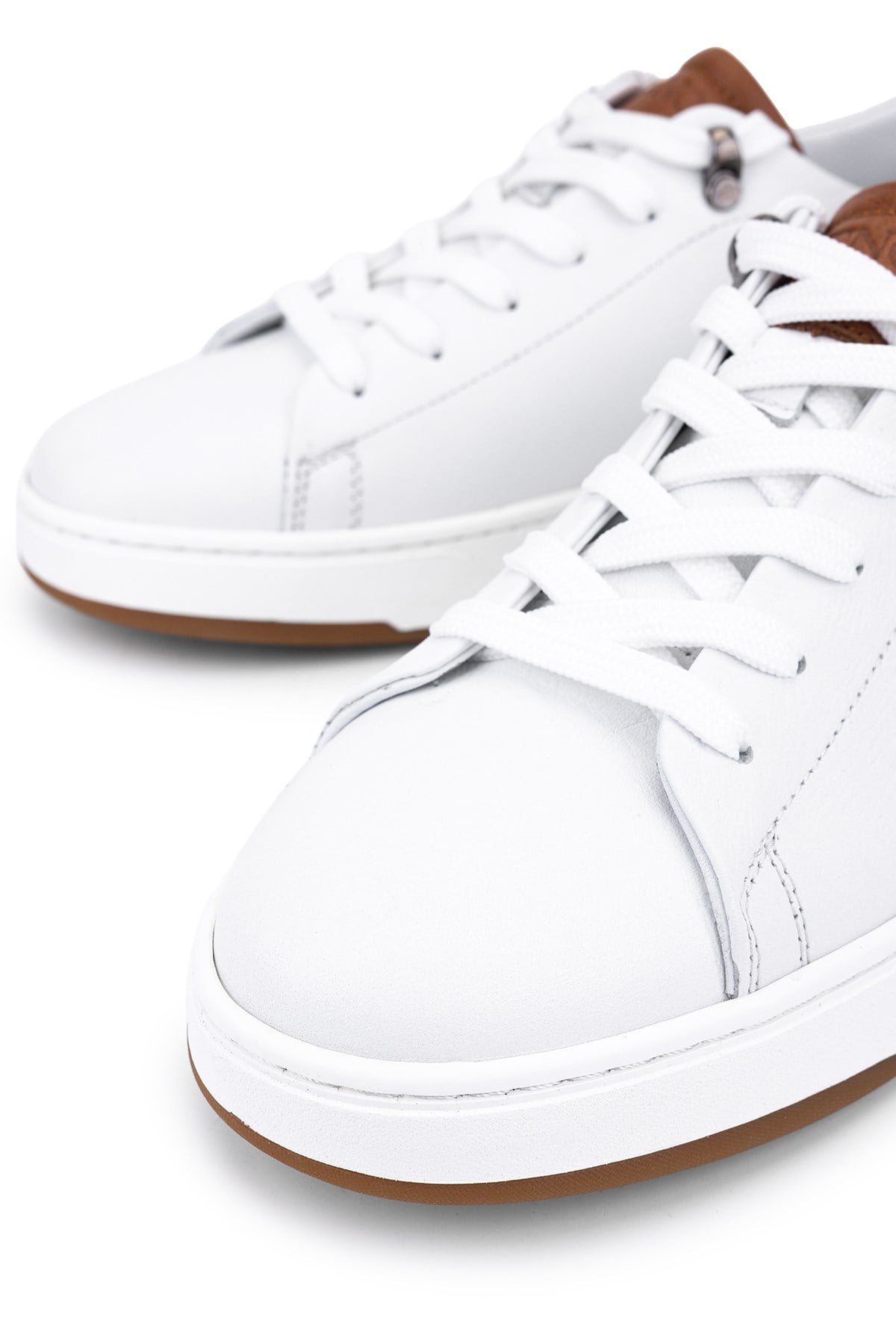 Tamer Tanca Erkek Hakiki Deri Beyaz Sneakers & Spor Ayakkabı