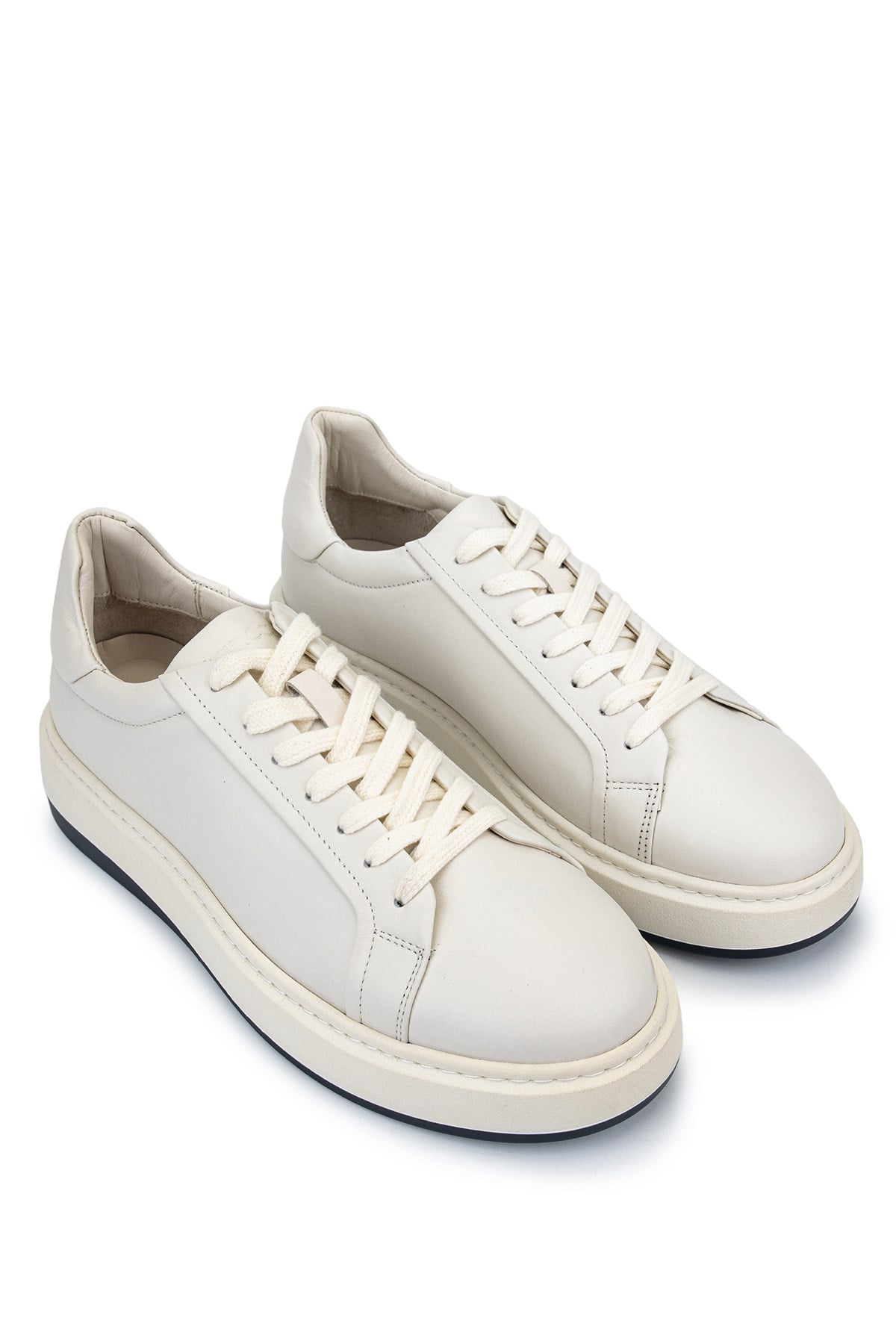 Tamer Tanca Erkek Hakiki Deri Beyaz Sneakers & Spor Ayakkabı