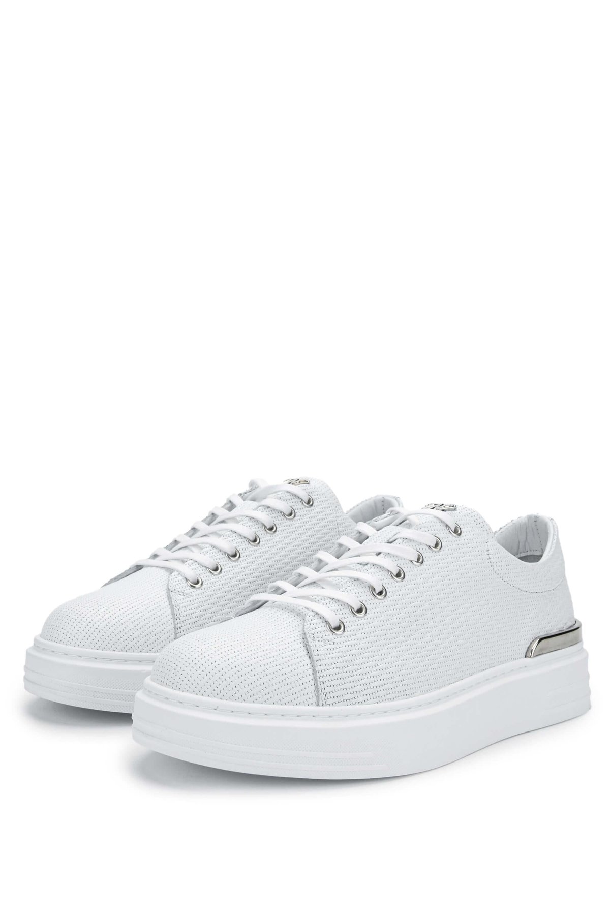 Tamer Tanca Erkek Hakiki Deri Beyaz Sneakers & Spor Ayakkabı