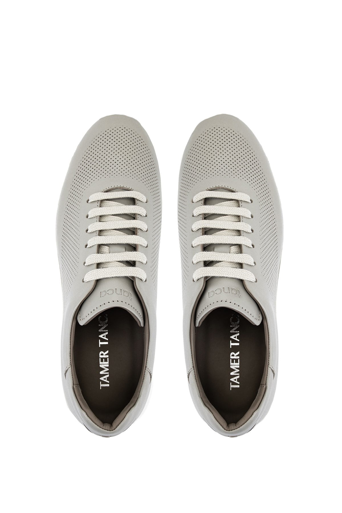 Tamer Tanca Erkek Hakiki Deri Fildişi Sneakers & Spor Ayakkabı
