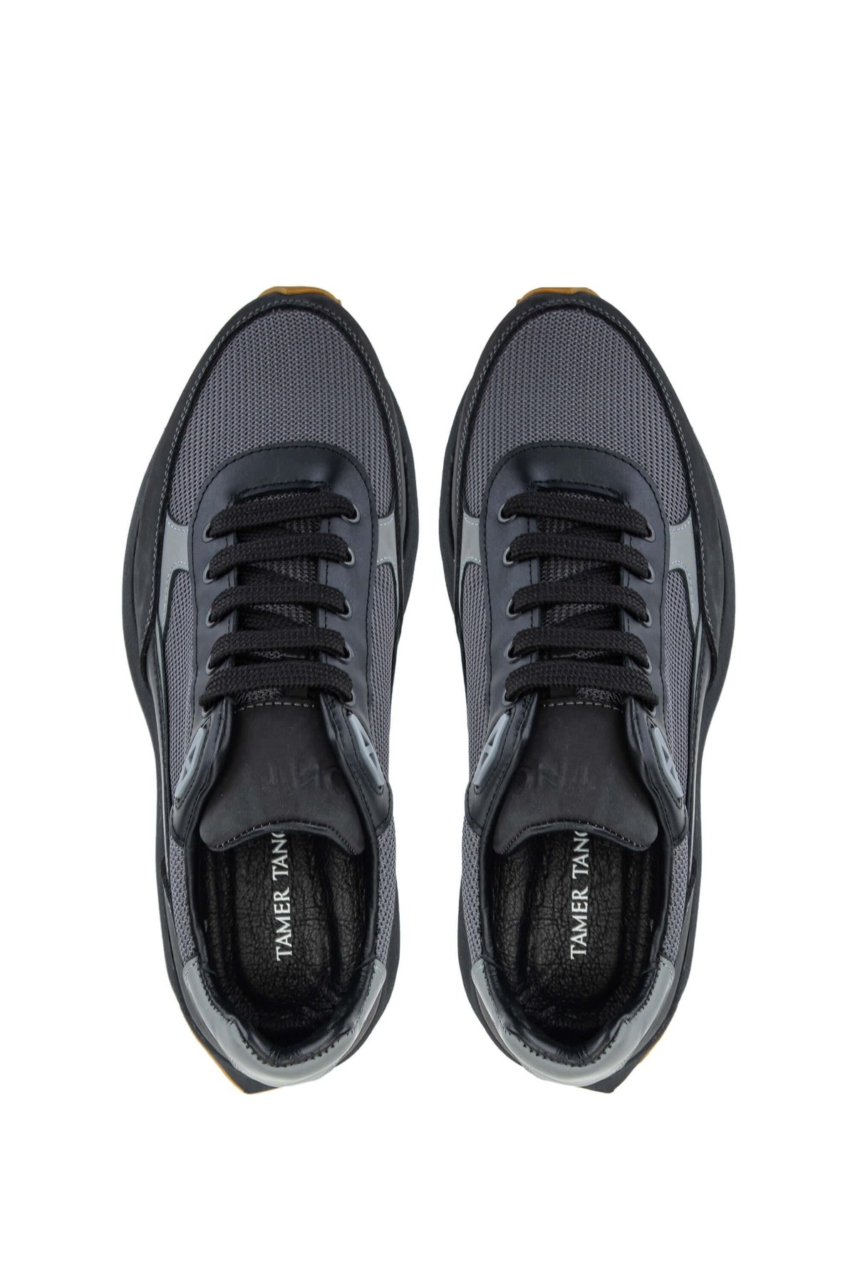 Tamer Tanca Erkek Hakiki Deri Gri Sneakers & Spor Ayakkabı
