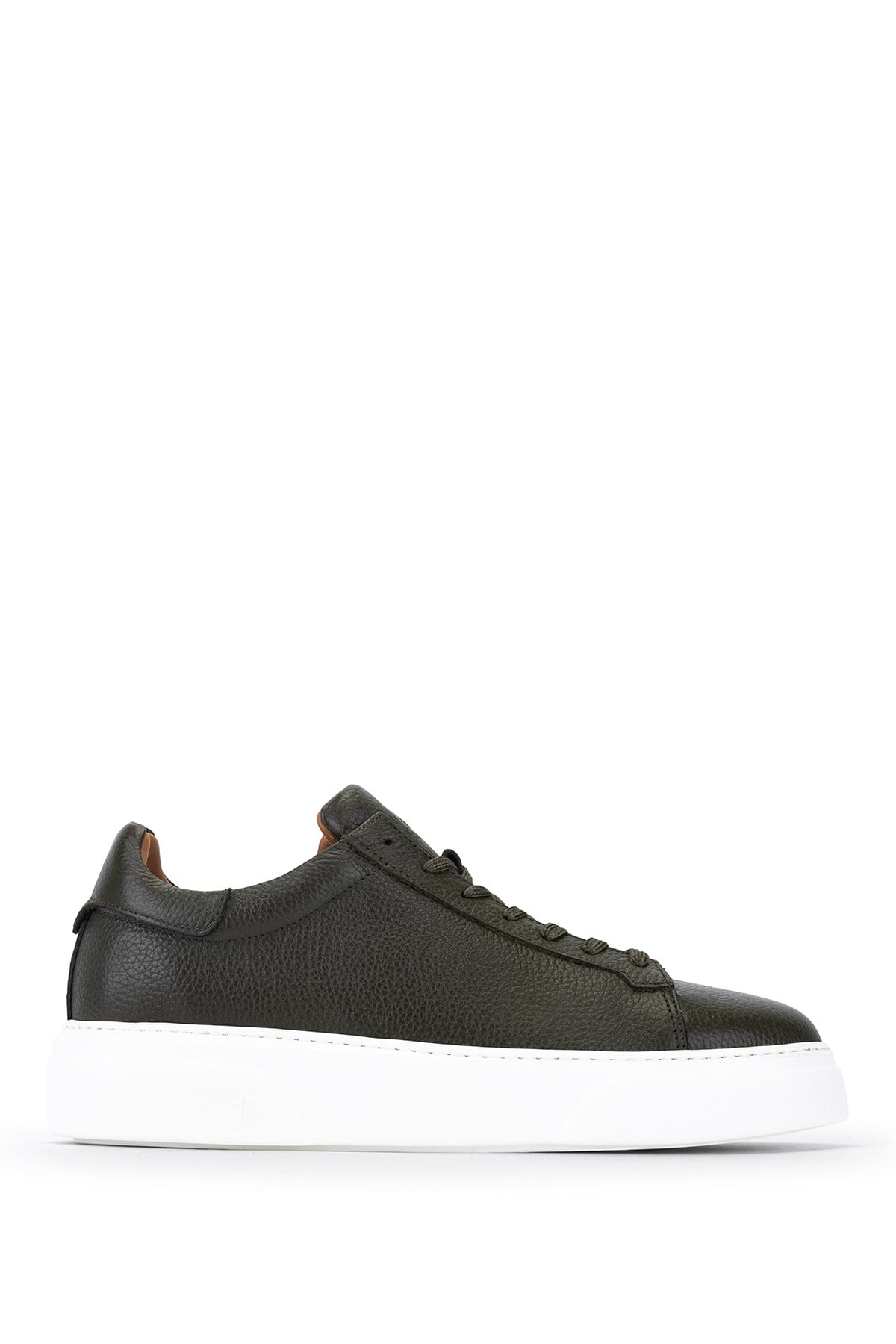 Tamer Tanca Erkek Hakiki Deri Haki Sneakers & Spor Ayakkabı