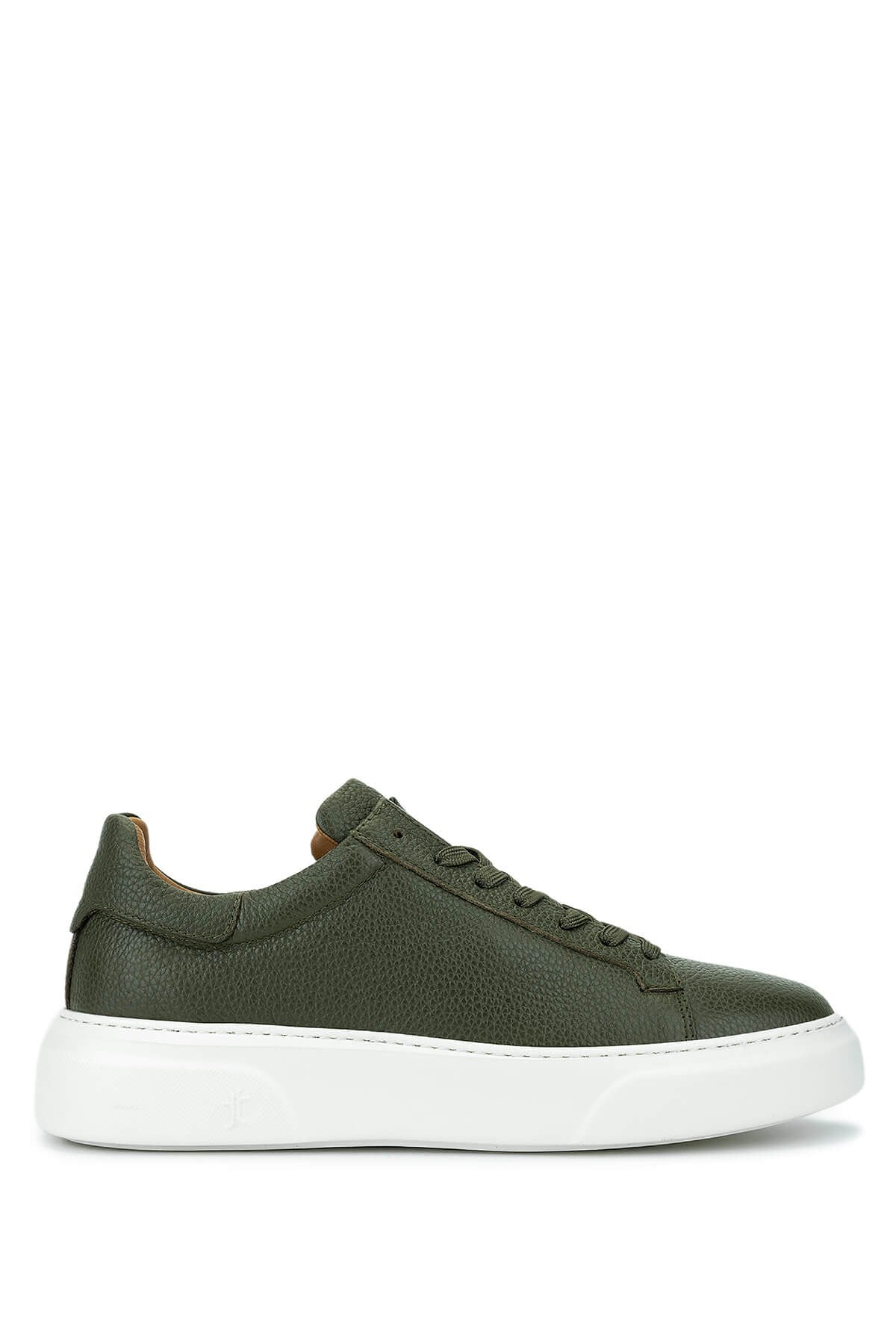 Tamer Tanca Erkek Hakiki Deri Haki Sneakers & Spor Ayakkabı