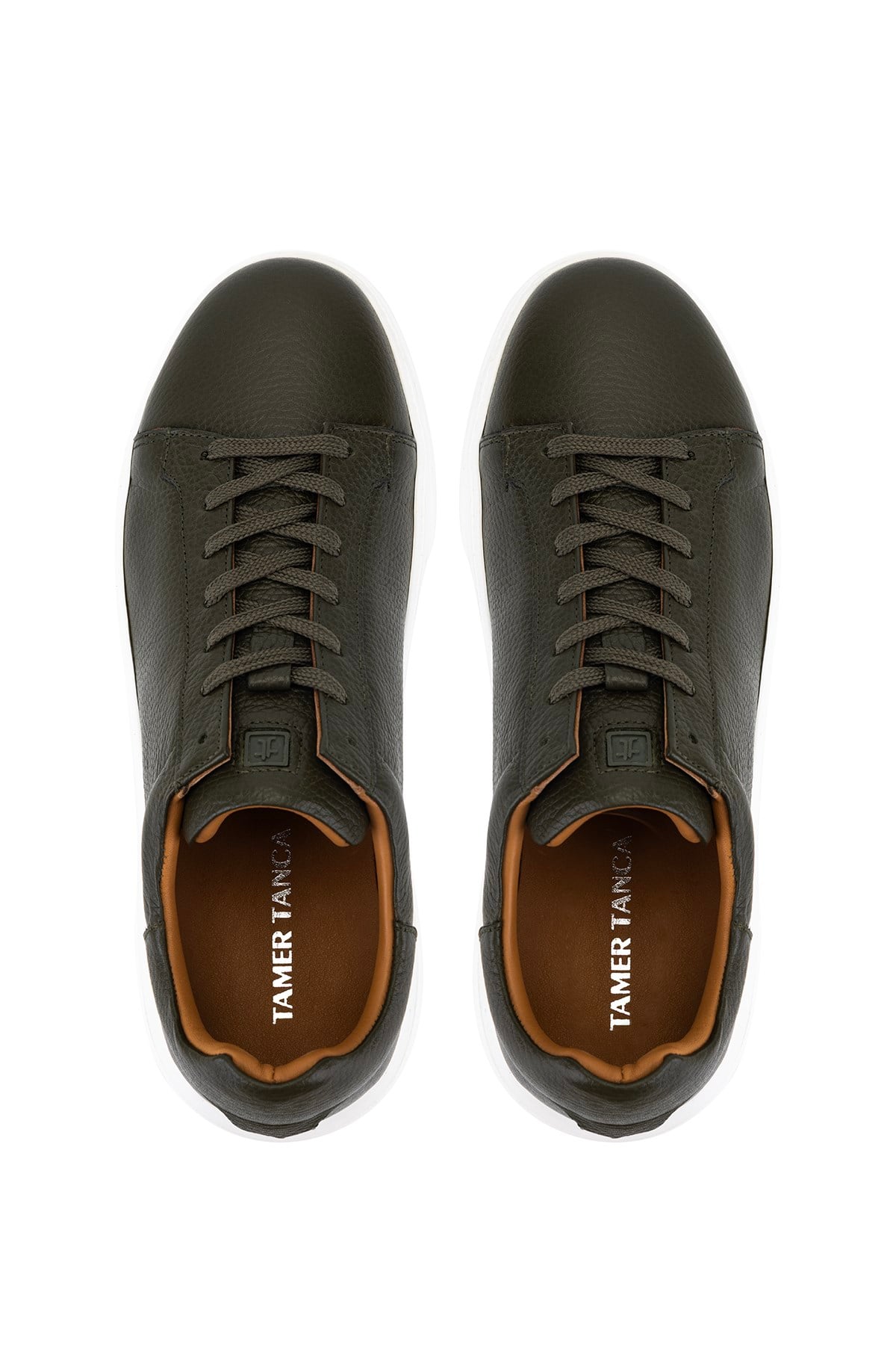 Tamer Tanca Erkek Hakiki Deri Haki Sneakers & Spor Ayakkabı