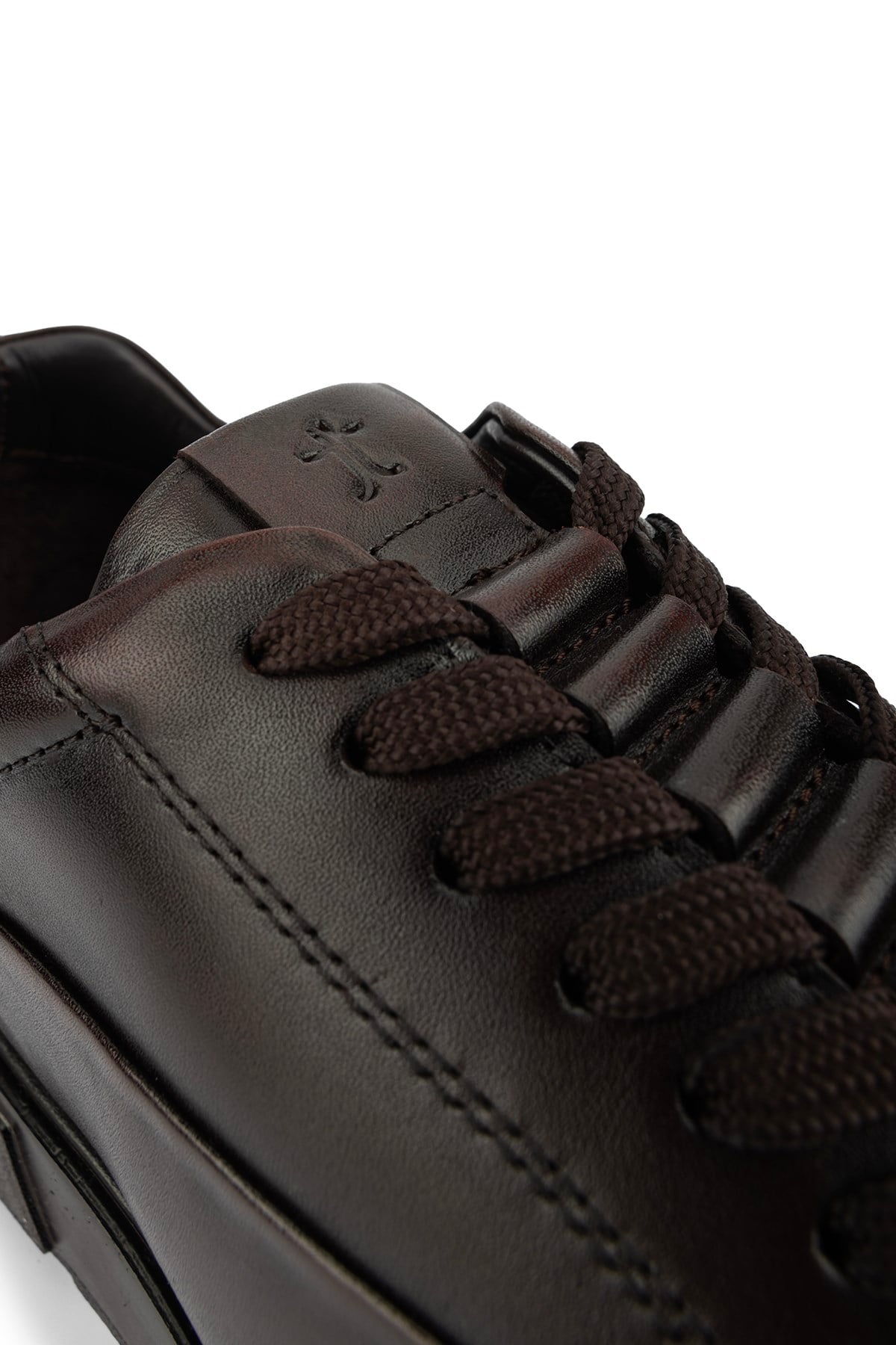Tamer Tanca Erkek Hakiki Deri Kahverengi Sneakers & Spor Ayakkabı