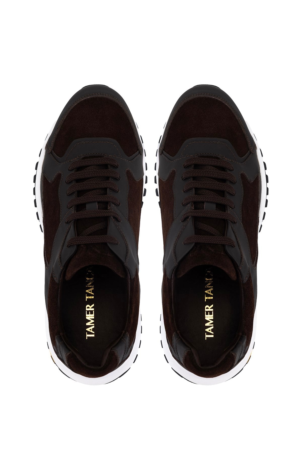 Tamer Tanca Erkek Hakiki Deri Kahverengi Sneakers & Spor Ayakkabı