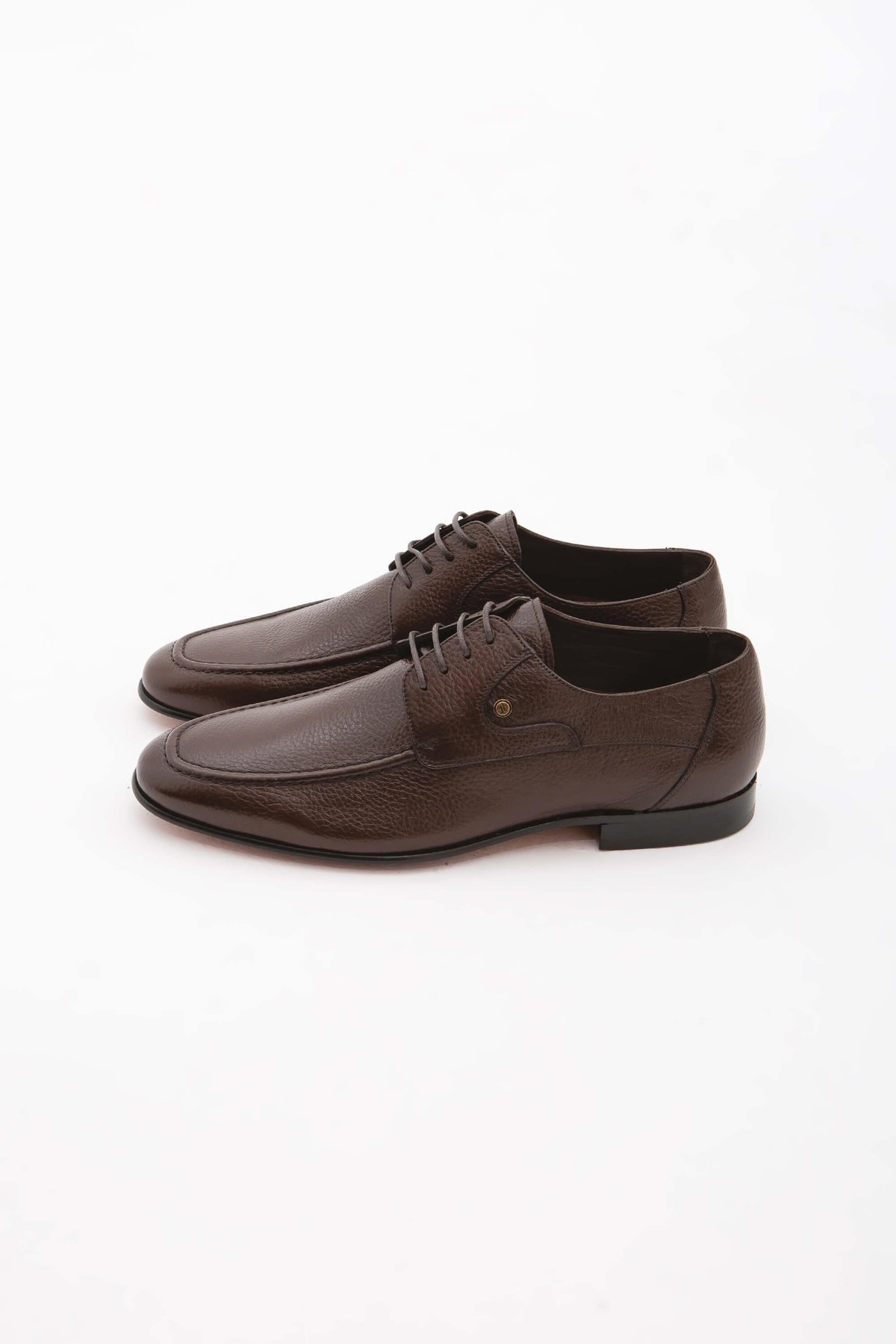 Tamer Tanca Erkek Hakiki Deri Kahverengi Floter Klasik Ayakkabı