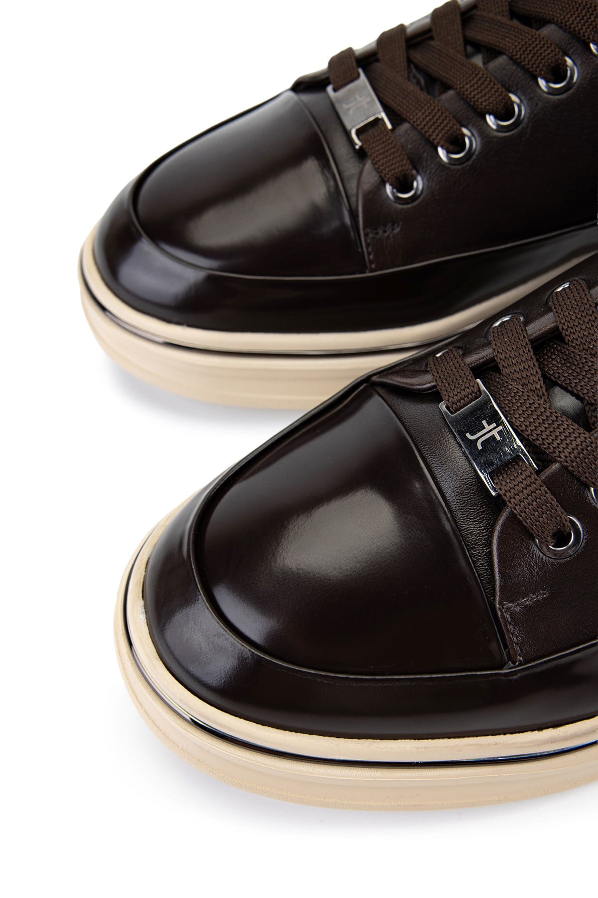 Tamer Tanca Erkek Hakiki Deri Kahverengi Sneakers & Spor Ayakkabı