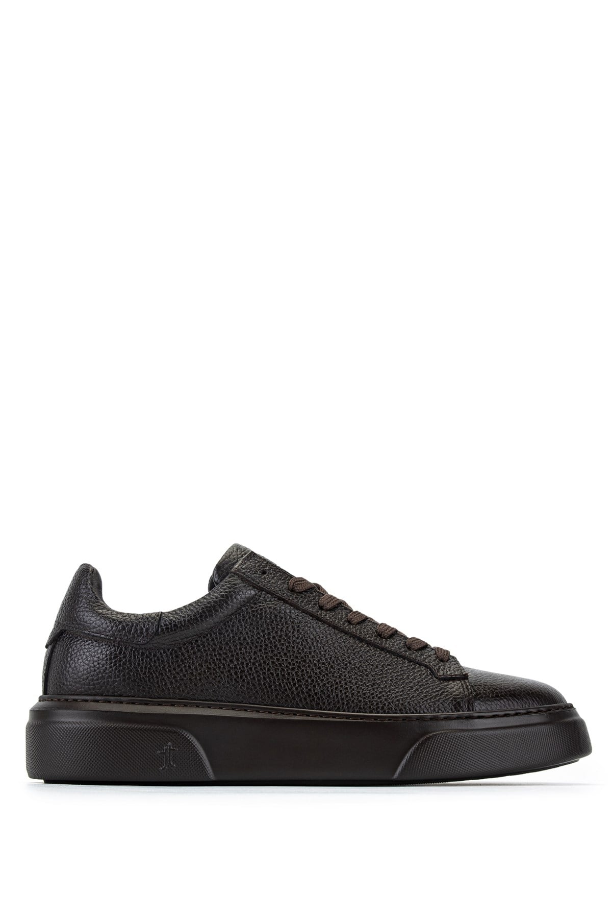 Tamer Tanca Erkek Hakiki Deri Kahverengi Taban Sneakers & Spor Ayakkabı