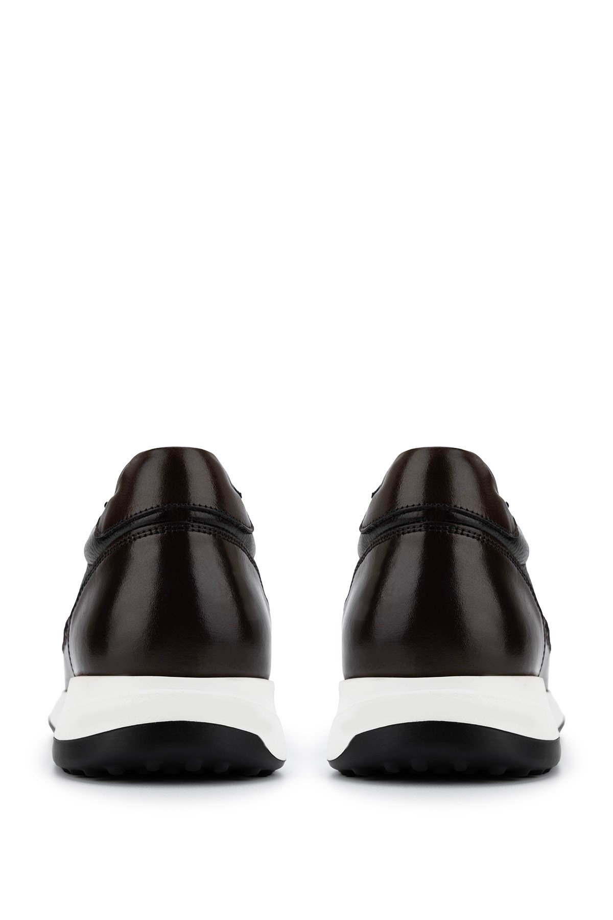Tamer Tanca Erkek Hakiki Deri Kahverengi Sneakers & Spor Ayakkabı