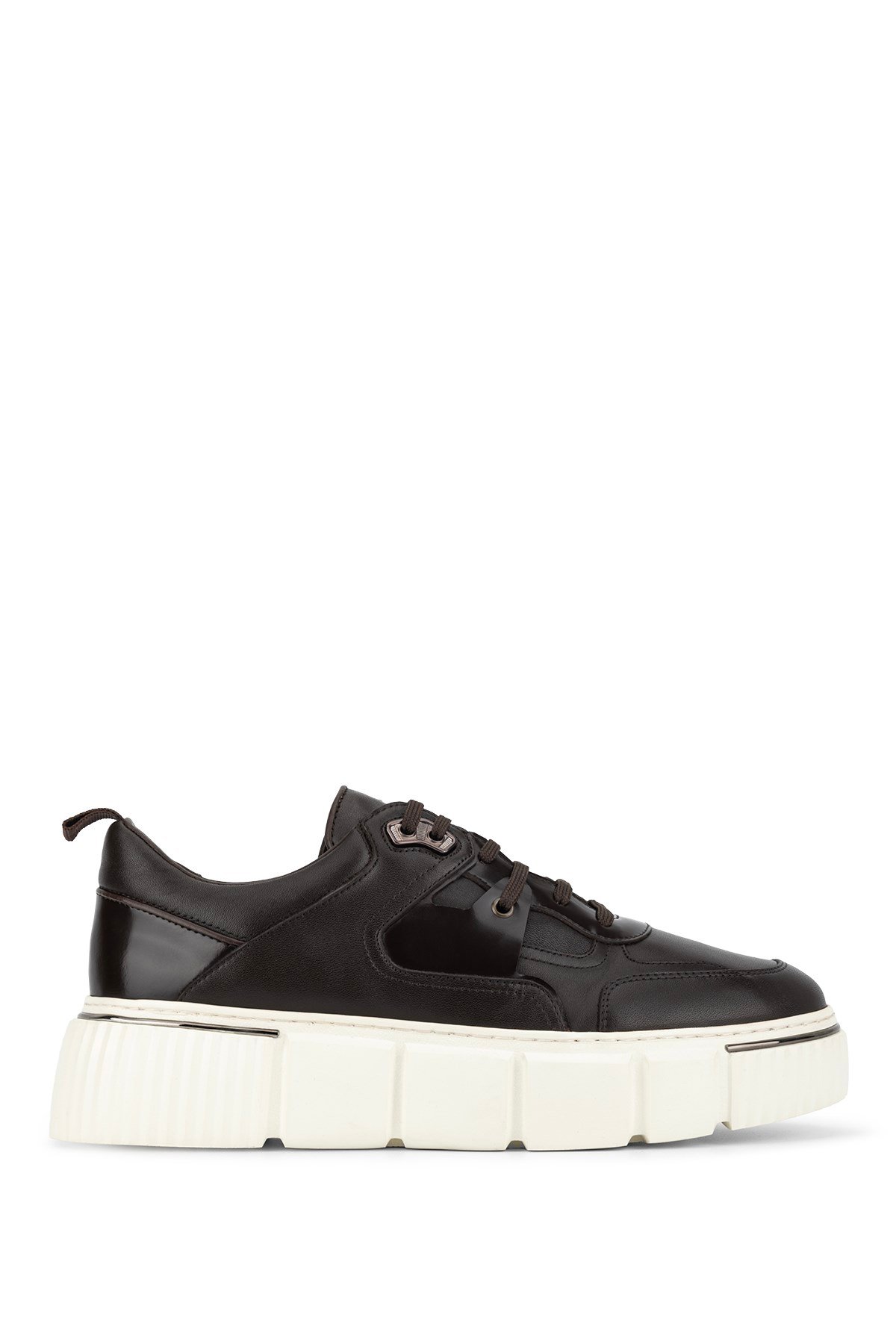 Tamer Tanca Erkek Hakiki Deri Kahverengi Sneakers & Spor Ayakkabı