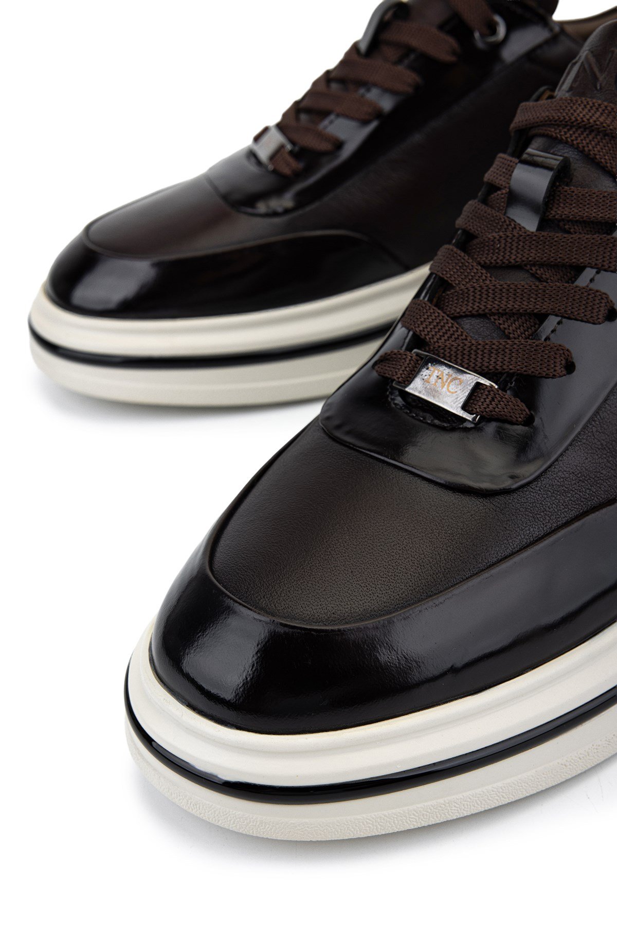Tamer Tanca Erkek Hakiki Deri Kahverengi Sneakers & Spor Ayakkabı