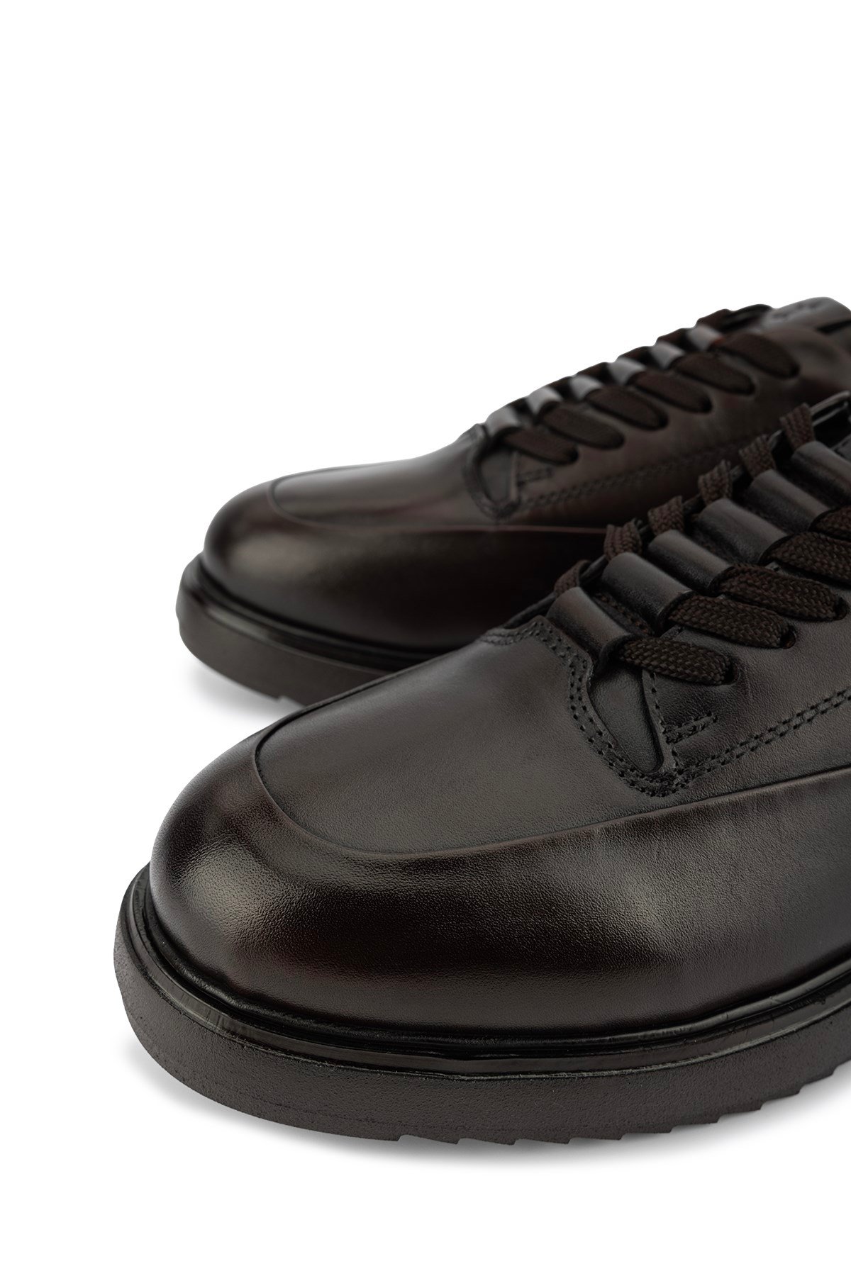 Tamer Tanca Erkek Hakiki Deri Kahverengi Sneakers & Spor Ayakkabı