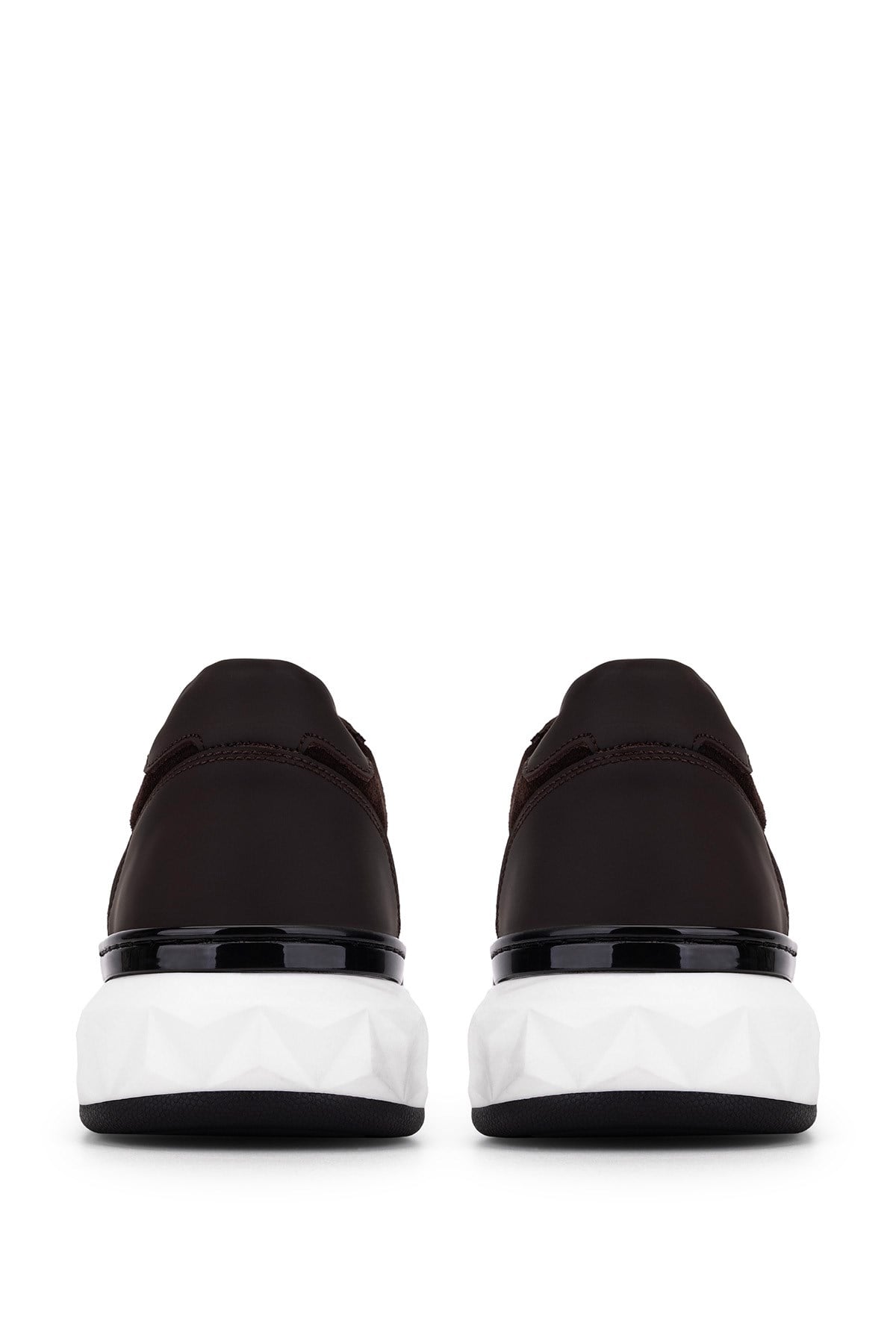 Tamer Tanca Erkek Hakiki Deri Kahverengi Sneakers & Spor Ayakkabı