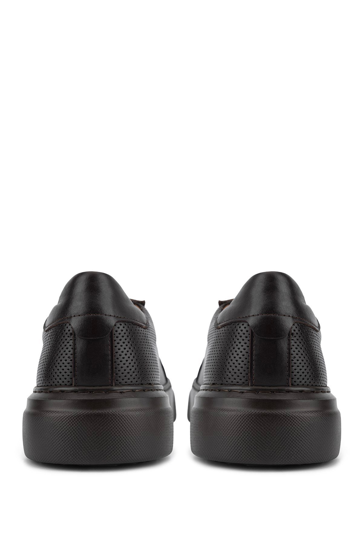 Tamer Tanca Erkek Hakiki Deri Kahverengi Sneakers & Spor Ayakkabı