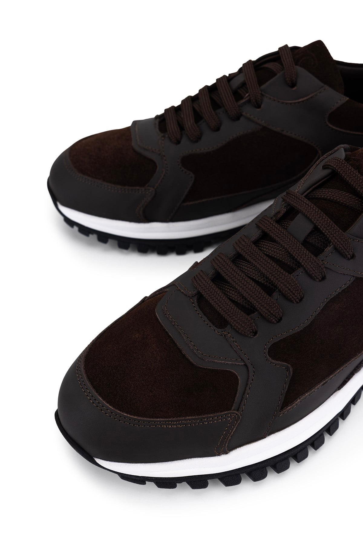 Tamer Tanca Erkek Hakiki Deri Kahverengi Sneakers & Spor Ayakkabı