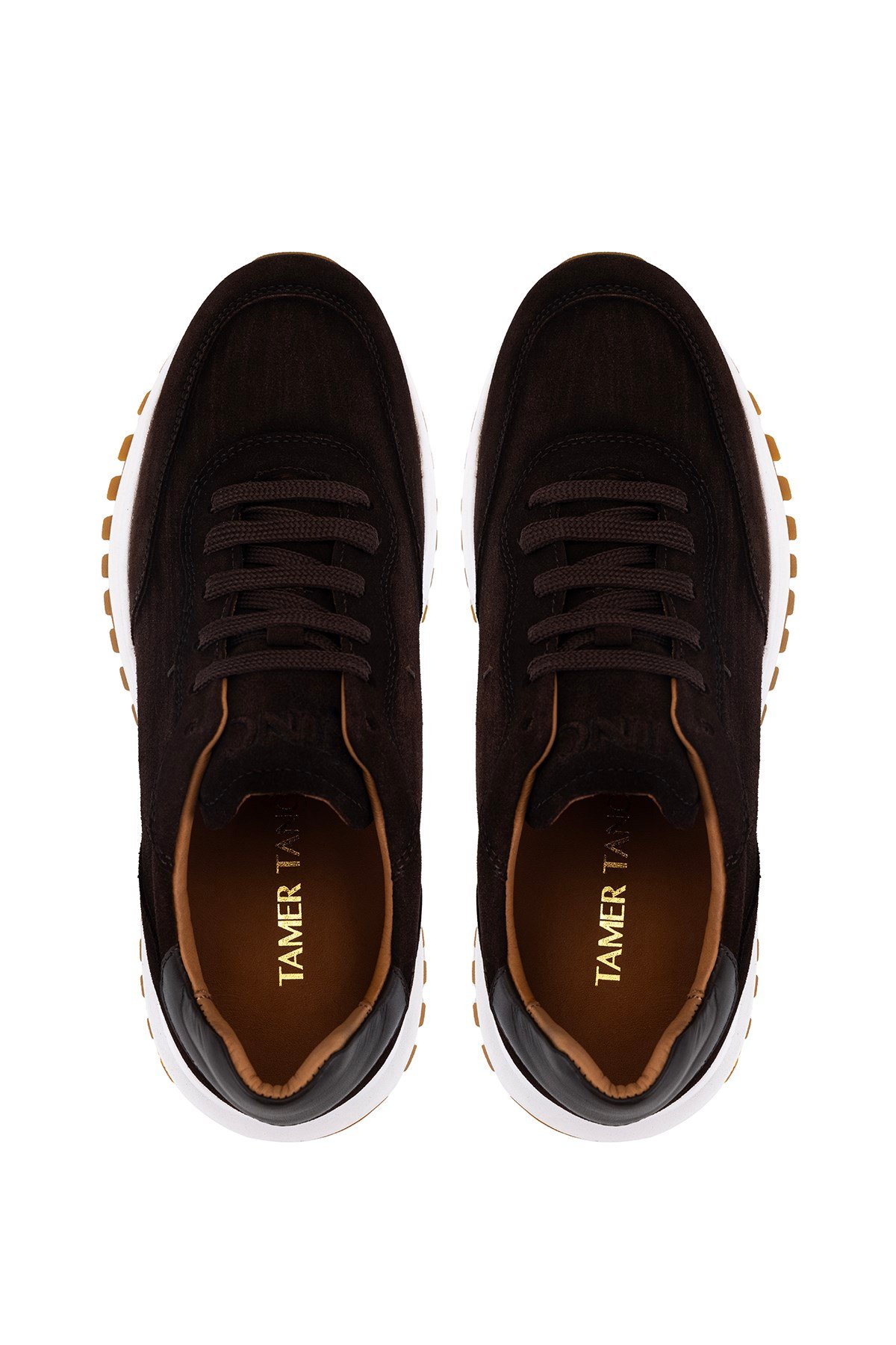 Tamer Tanca Erkek Hakiki Deri Kahverengi Sneakers & Spor Ayakkabı