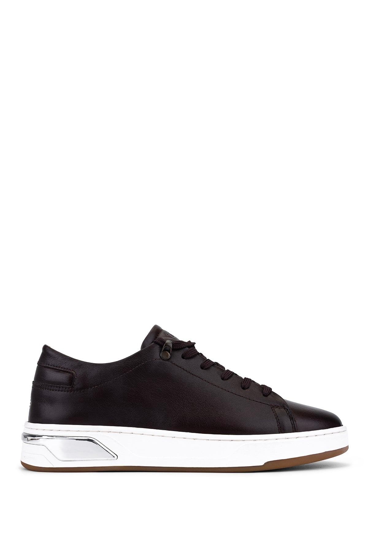 Tamer Tanca Erkek Hakiki Deri Kahverengi Sneakers & Spor Ayakkabı