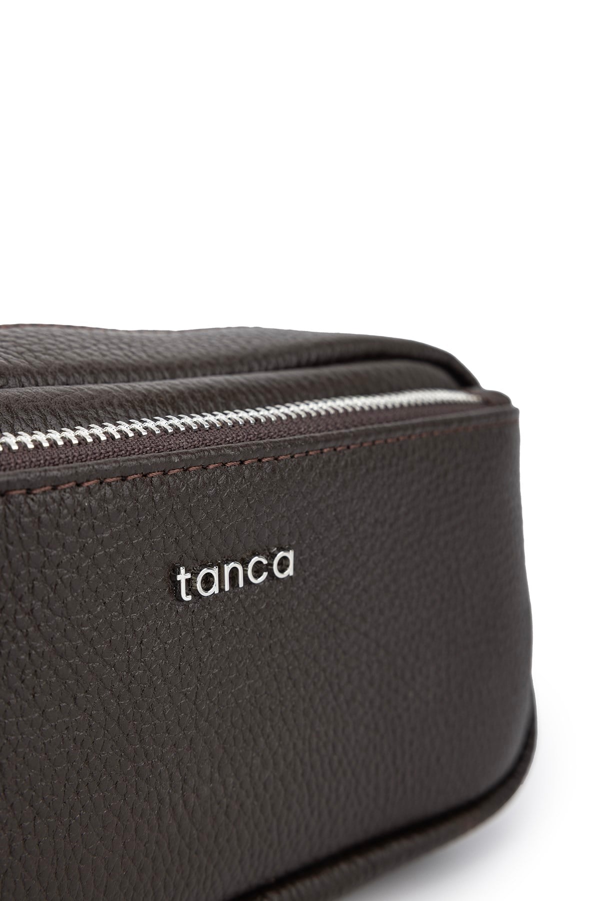 Tamer Tanca Erkek Hakiki Deri Kahverengi El Çantası