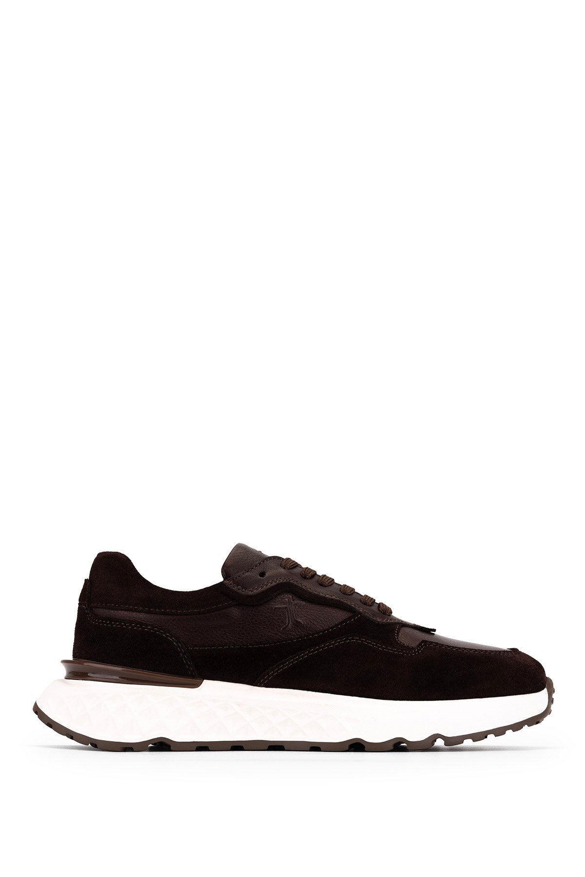 Tamer Tanca Erkek Hakiki Deri Kahverengi Sneakers & Spor Ayakkabı