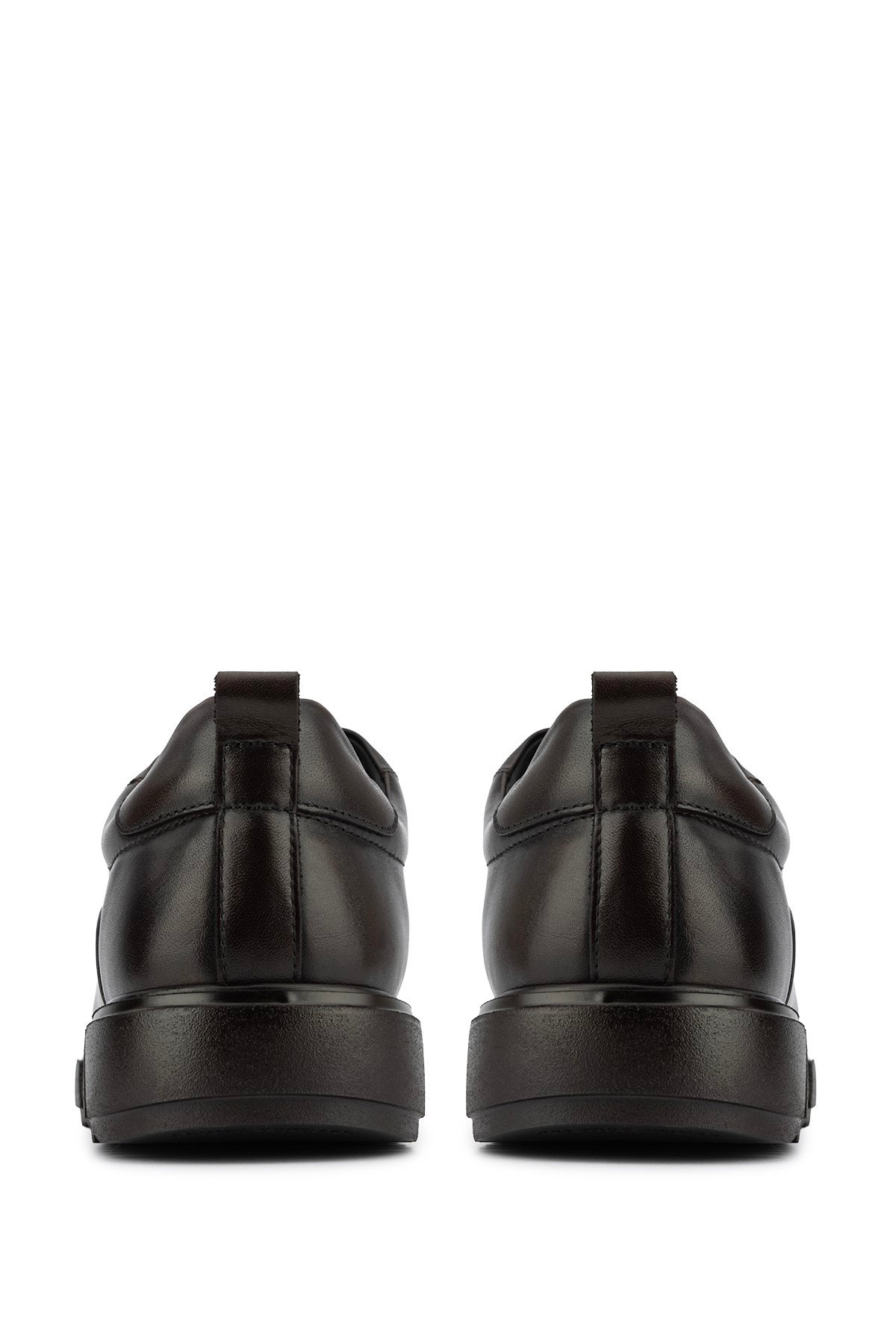Tamer Tanca Erkek Hakiki Deri Kahverengi Sneakers & Spor Ayakkabı