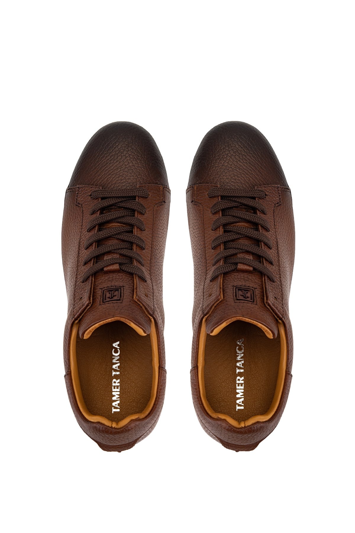 Tamer Tanca Erkek Hakiki Deri Kahverengi Sneakers & Spor Ayakkabı