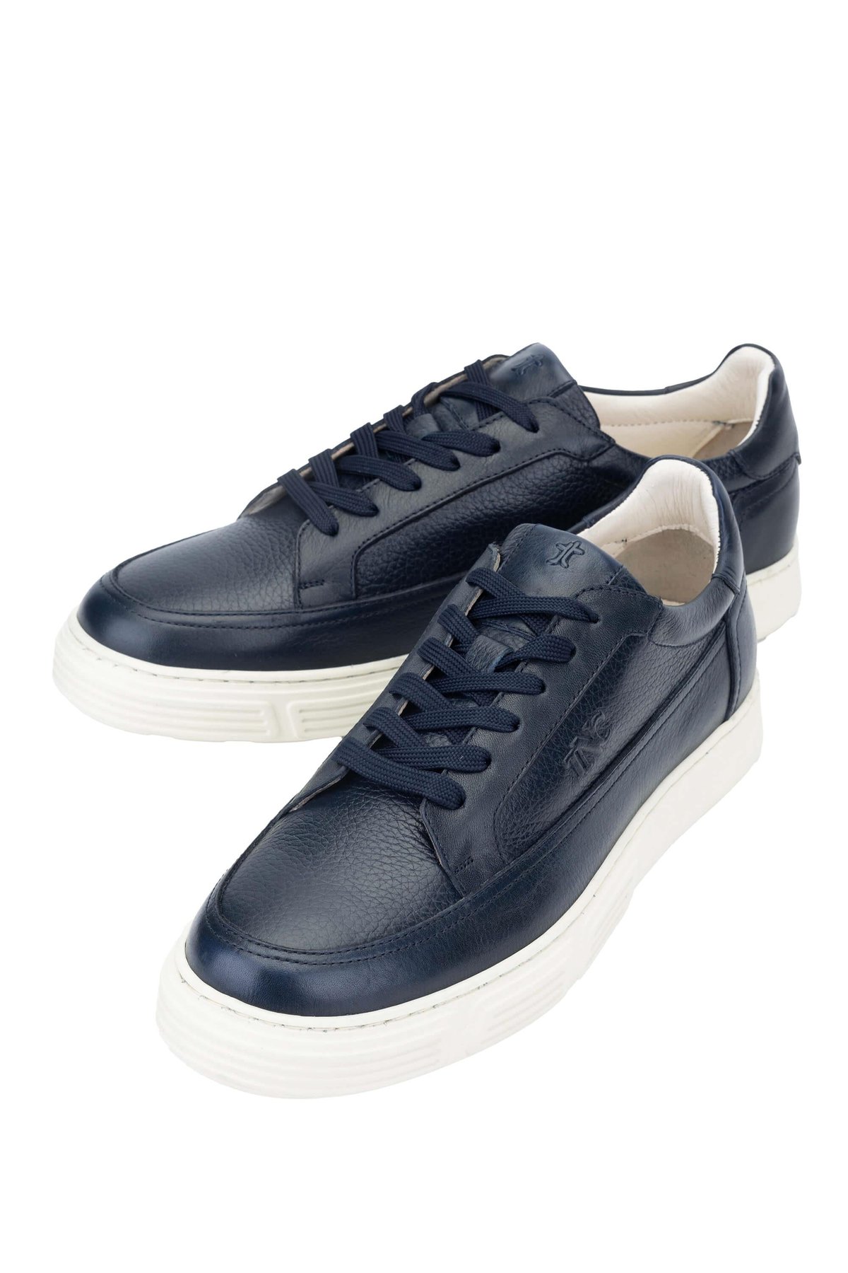 Tamer Tanca Erkek Hakiki Deri Lacivert Sneakers & Spor Ayakkabı