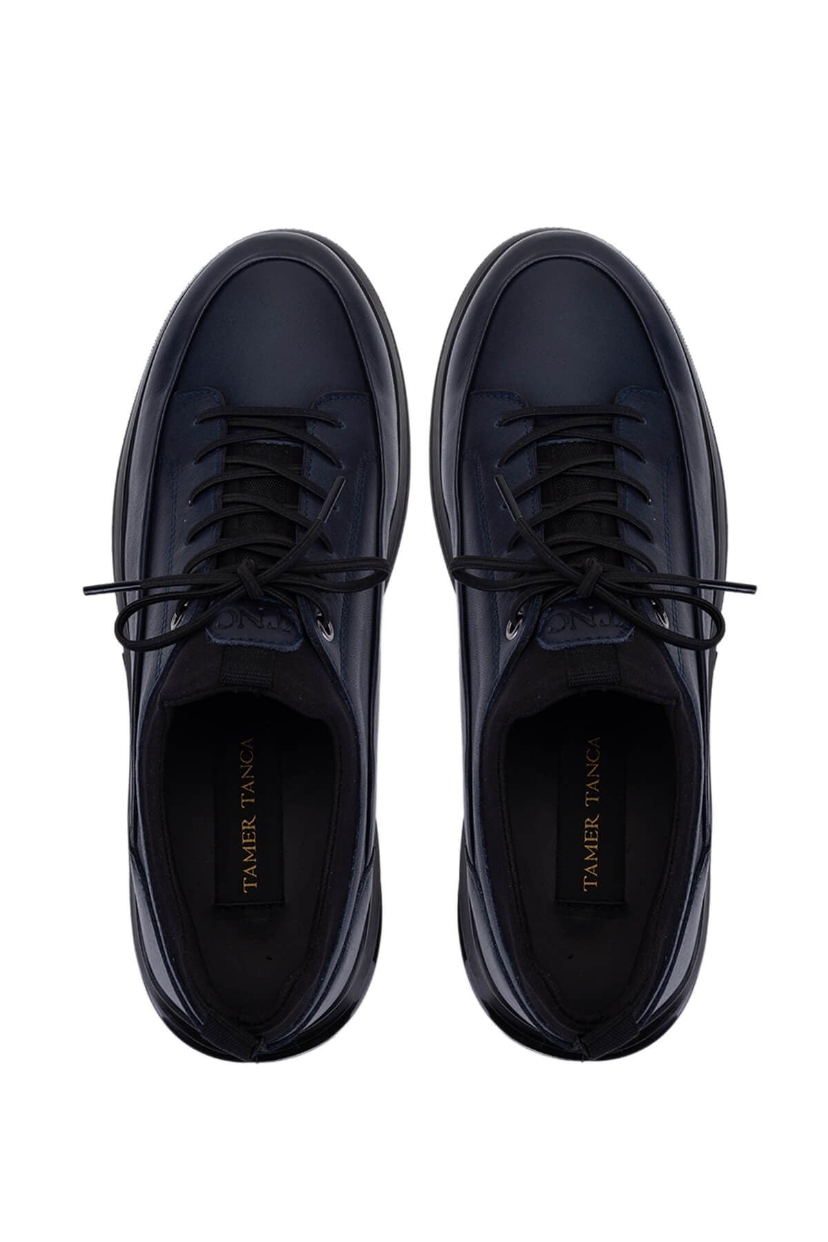 Tamer Tanca Erkek Hakiki Deri Lacivert Sneakers & Spor Ayakkabı