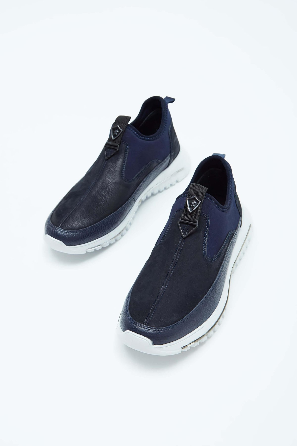 Tamer Tanca Erkek Hakiki Deri Lacivert Sneakers & Spor Ayakkabı