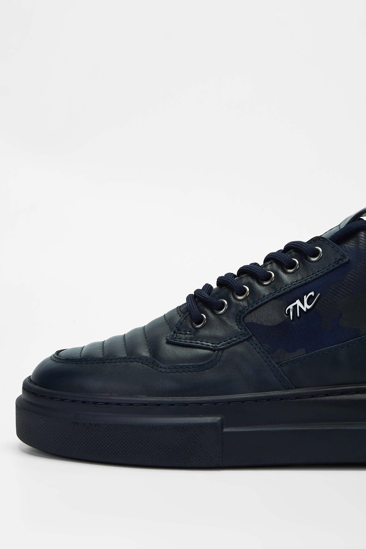 Tamer Tanca Erkek Hakiki Deri Lacivert Sneakers & Spor Ayakkabı