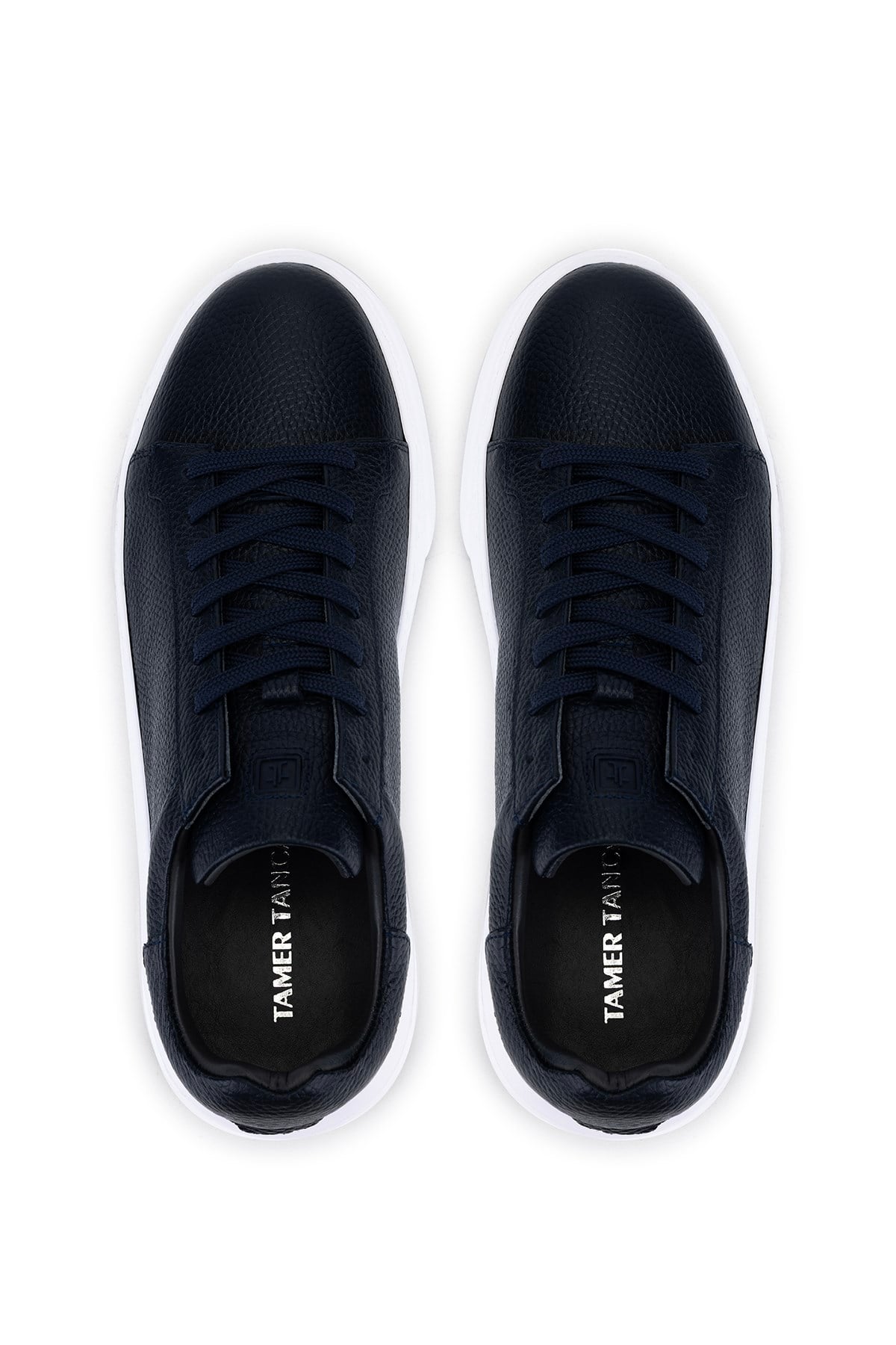 Tamer Tanca Erkek Hakiki Deri Lacivert Sneakers & Spor Ayakkabı