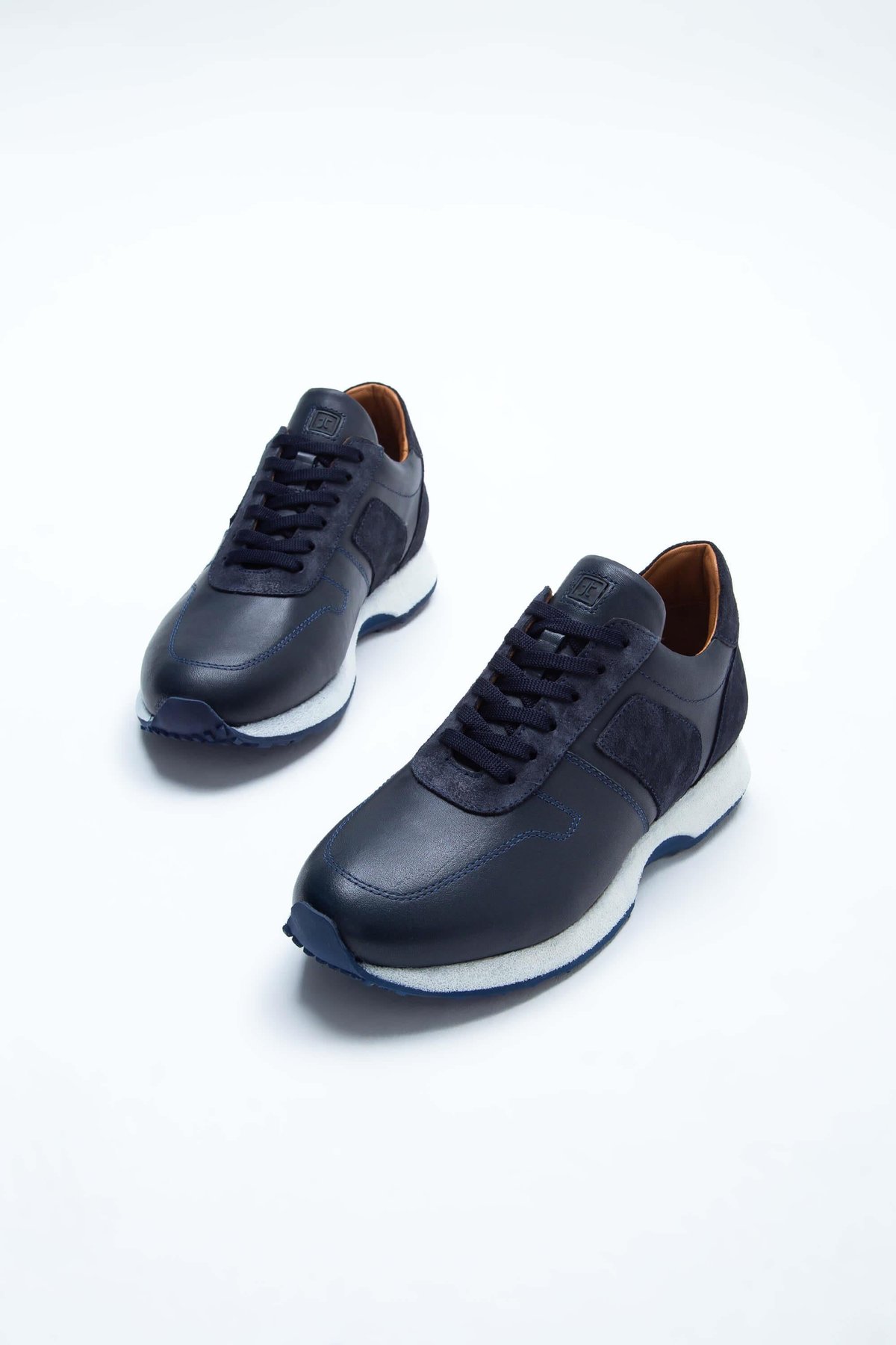 Tamer Tanca Erkek Hakiki Deri Lacivert Sneakers & Spor Ayakkabı