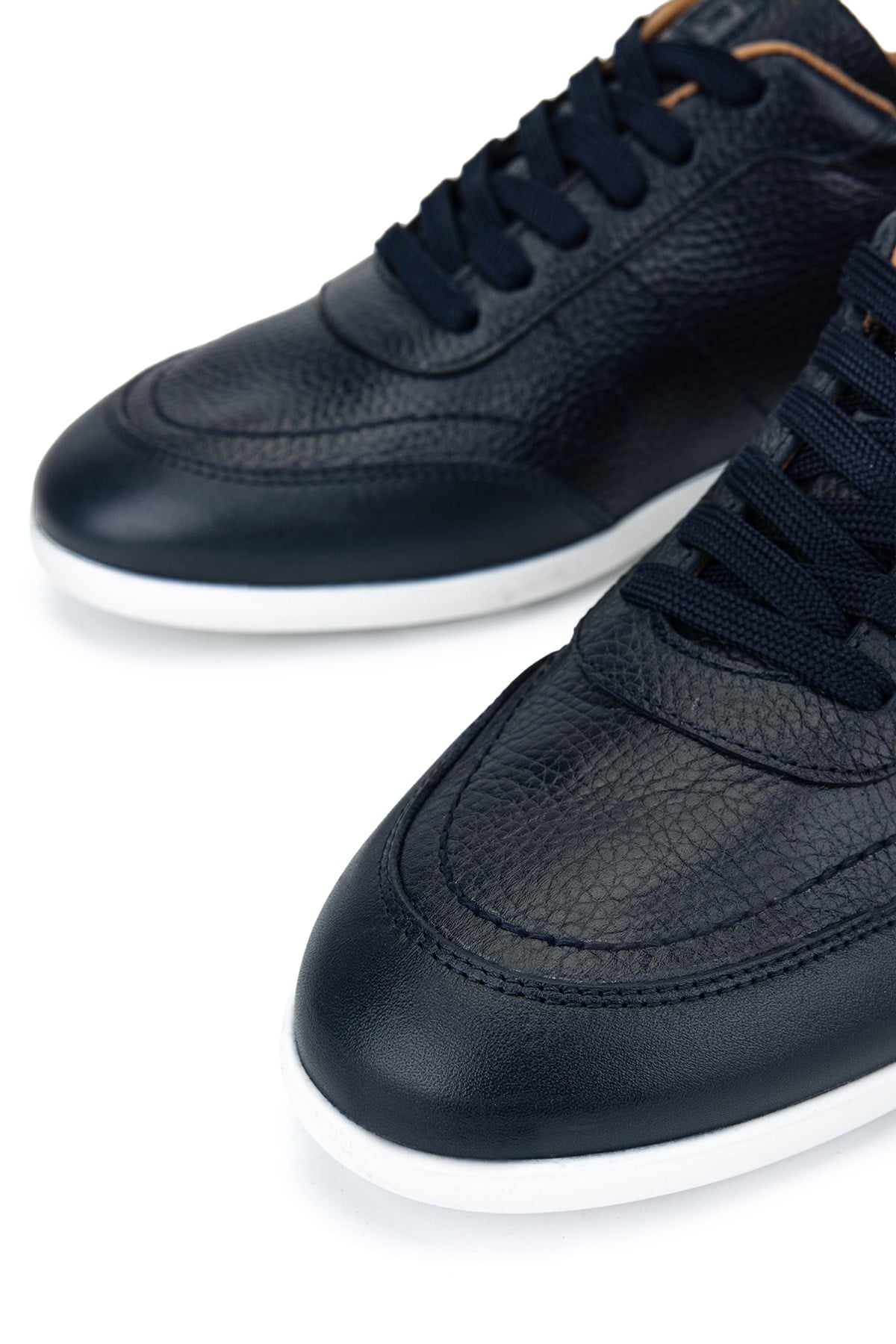 Tamer Tanca Erkek Hakiki Deri Lacivert Sneakers & Spor Ayakkabı