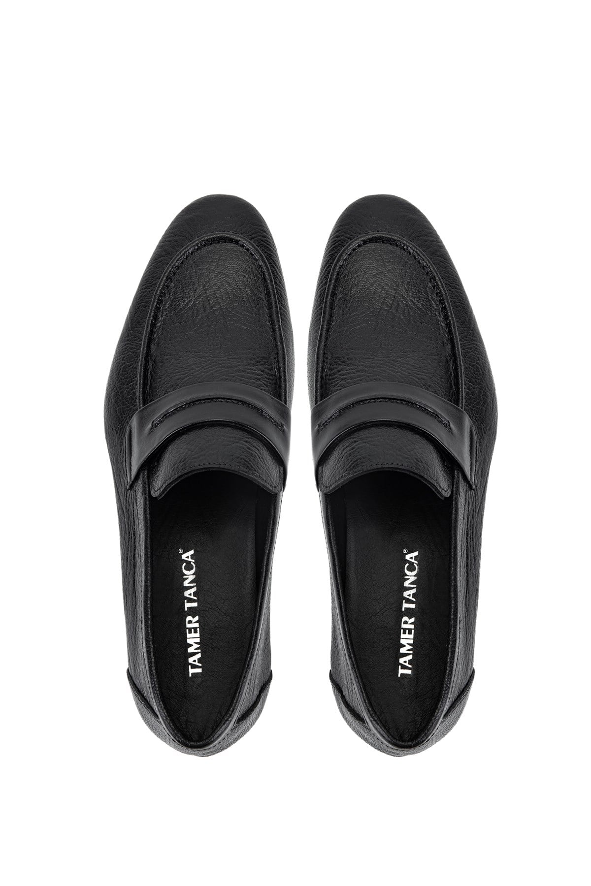 Tamer Tanca Erkek Hakiki Deri Siyah Klasik Ayakkabı